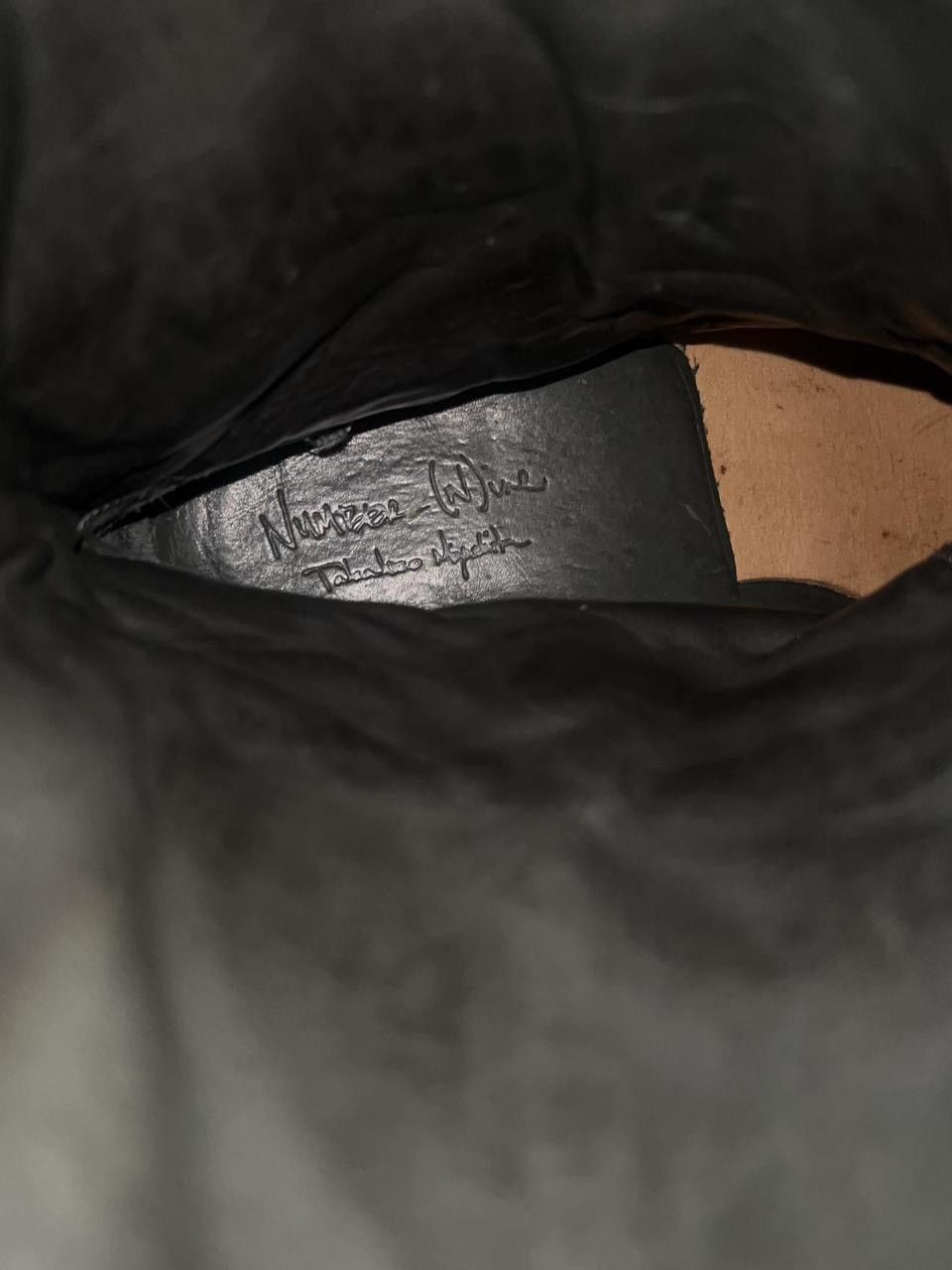 Number (N)ine number (n)ine aw07 "love god murder" leather pull up boots Size US 10.5 / EU 43-44 - 5 Thumbnail