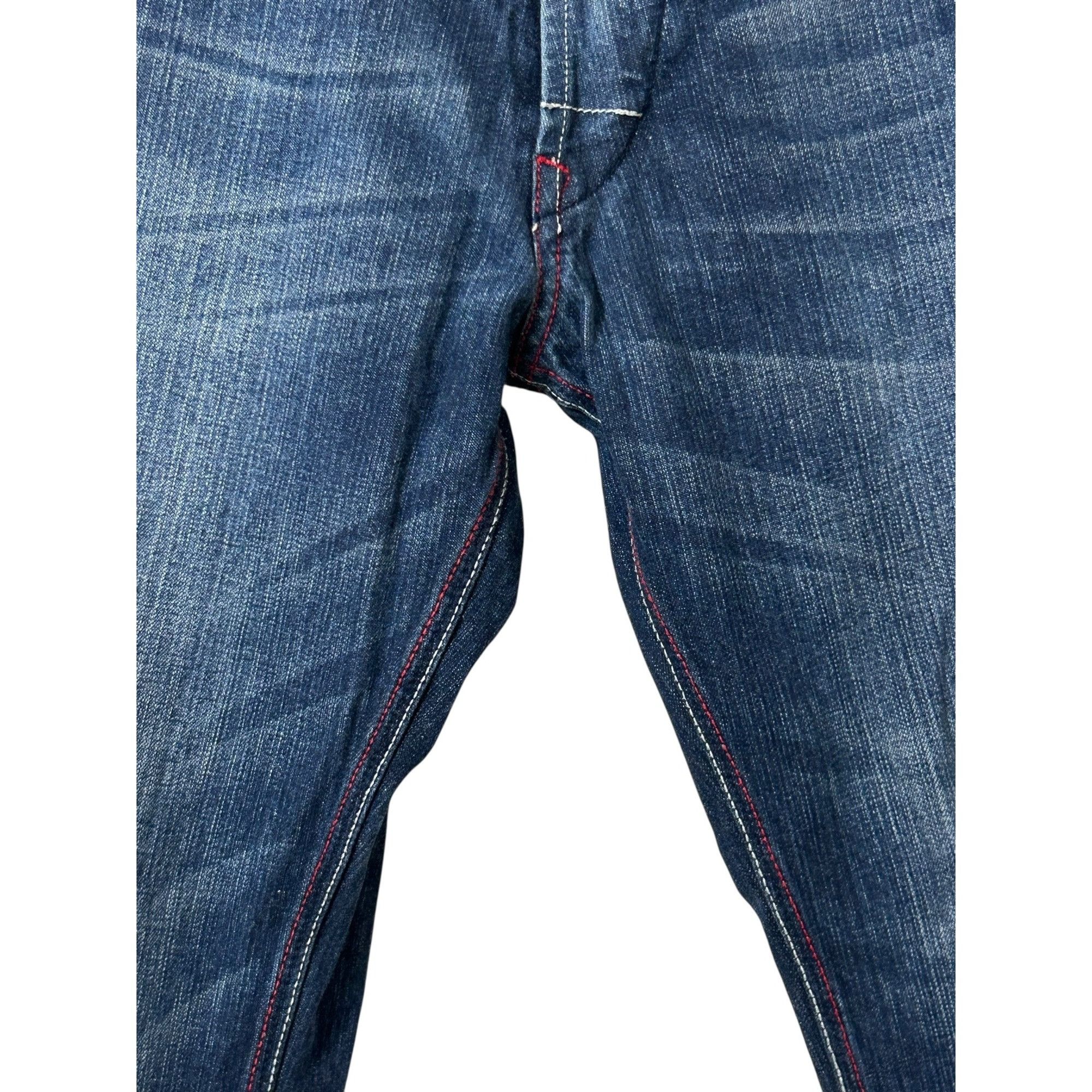 Dickies Vintage Y2K Dickies Tykes Denim Button Fly Jeans Red Stitch Size US 36 / EU 52 - 3 Thumbnail