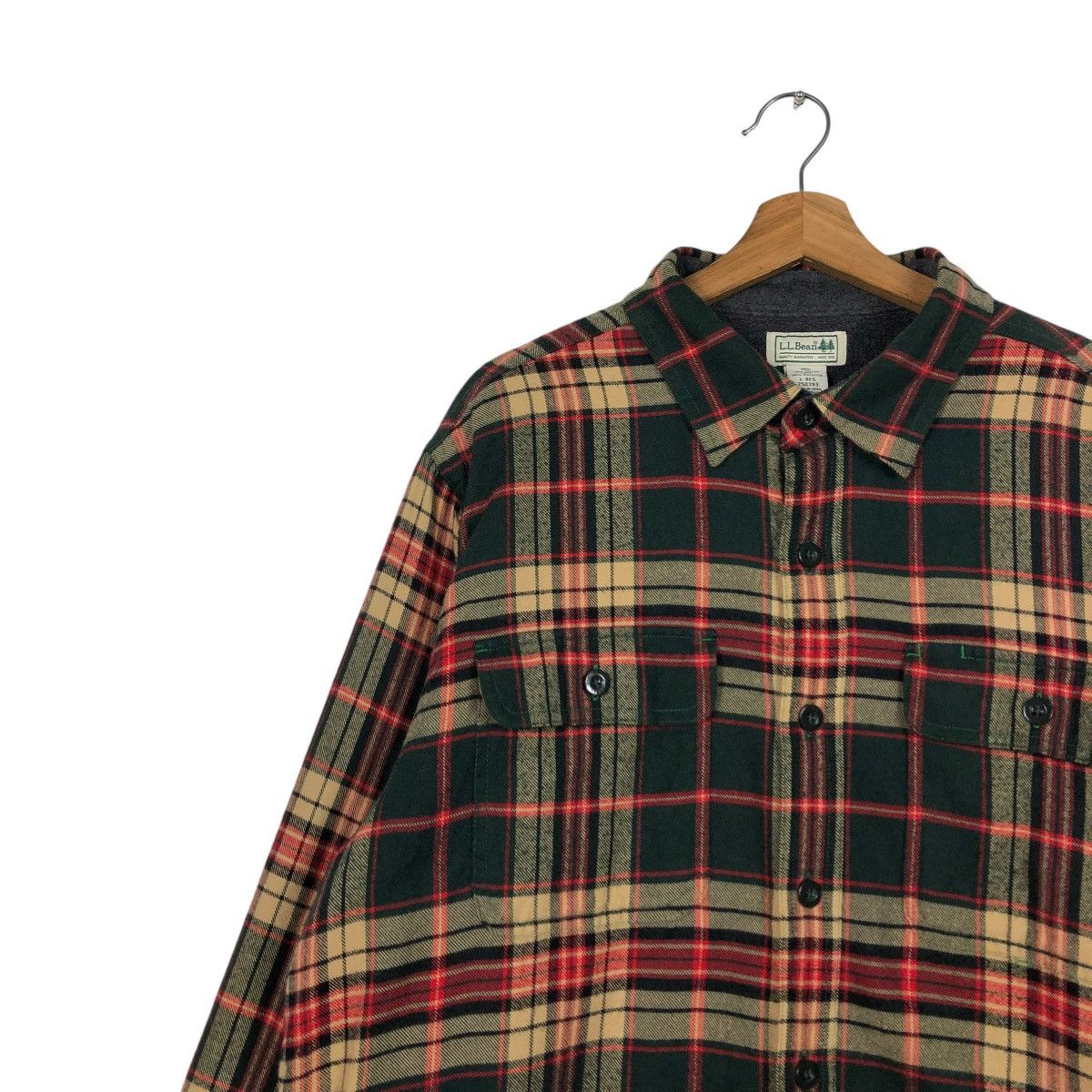 Japanese Brand 🔥VINTAGE FLANNEL SHIRT JACKET L.L.BEAN CHORE TARTAN DESIGN Size US L / EU 52-54 / 3 - 9 Thumbnail