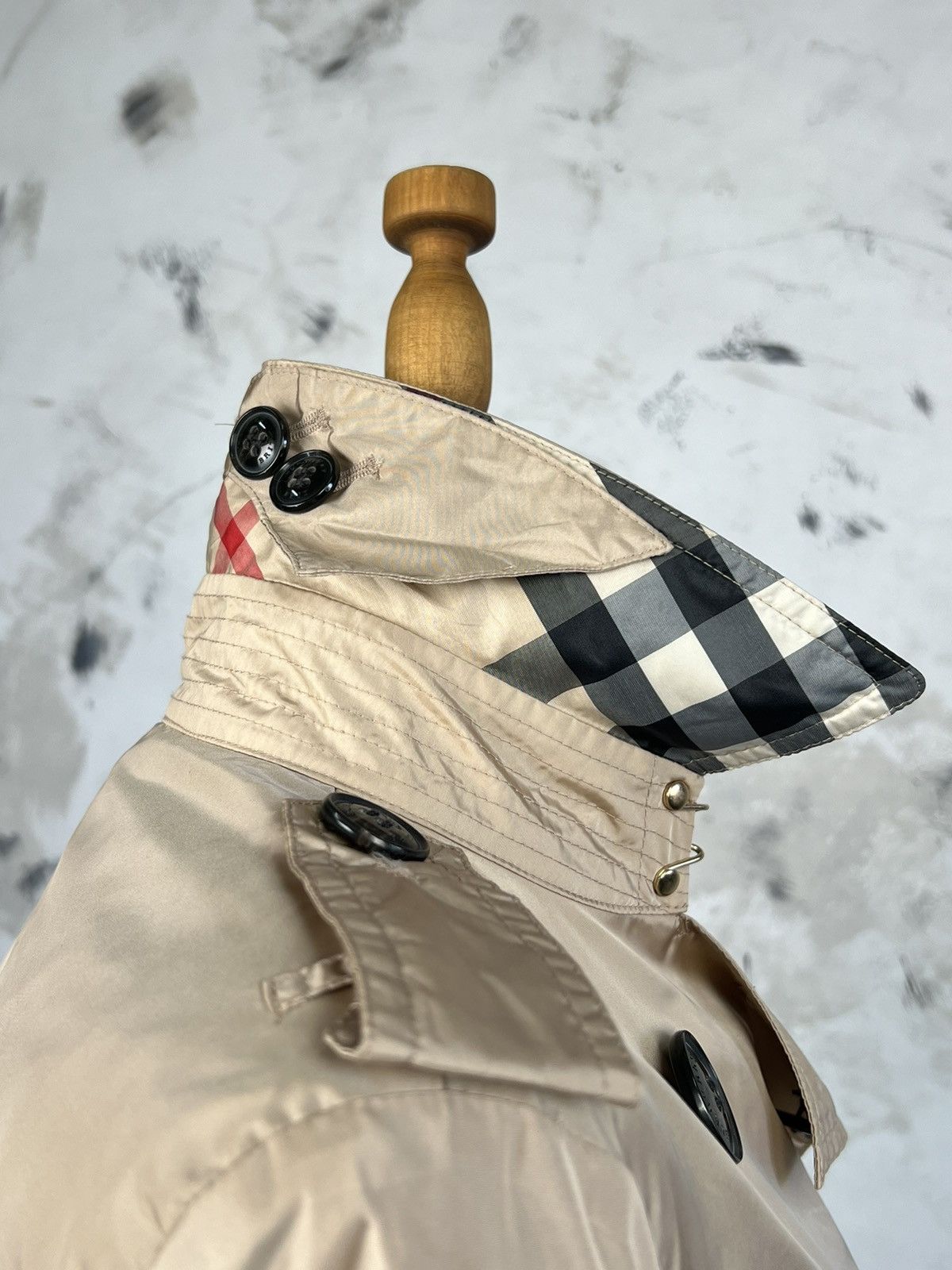 Burberry Burberry Brit Trench Coat Jacket Size XS - S US 4 Size S / US 4 / IT 40 - 9 Thumbnail