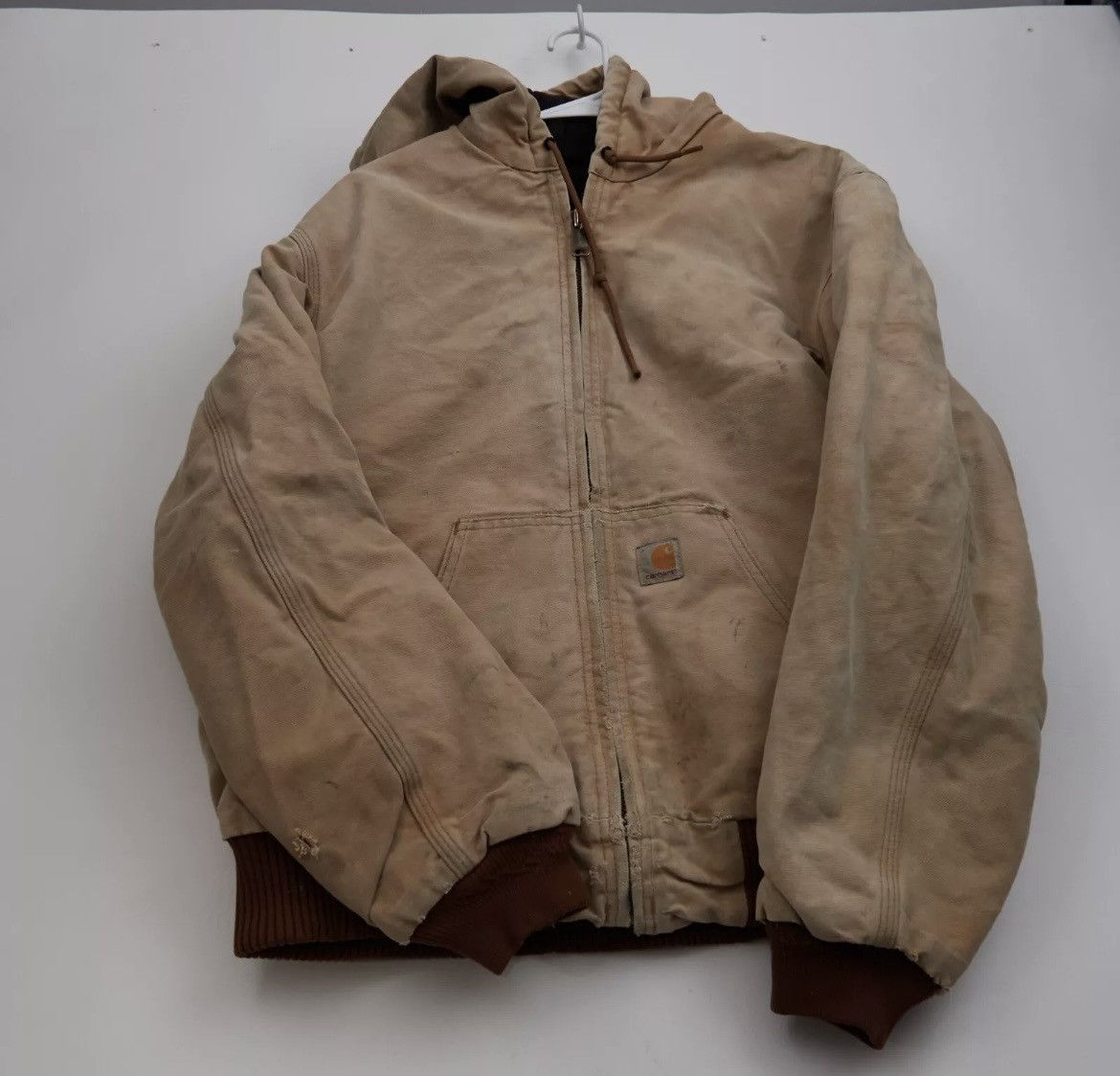 Carhartt × Vintage Vintage Made In USA Carhartt Canvas Jacket Size US M / EU 48-50 / 2 - 1 Thumbnail