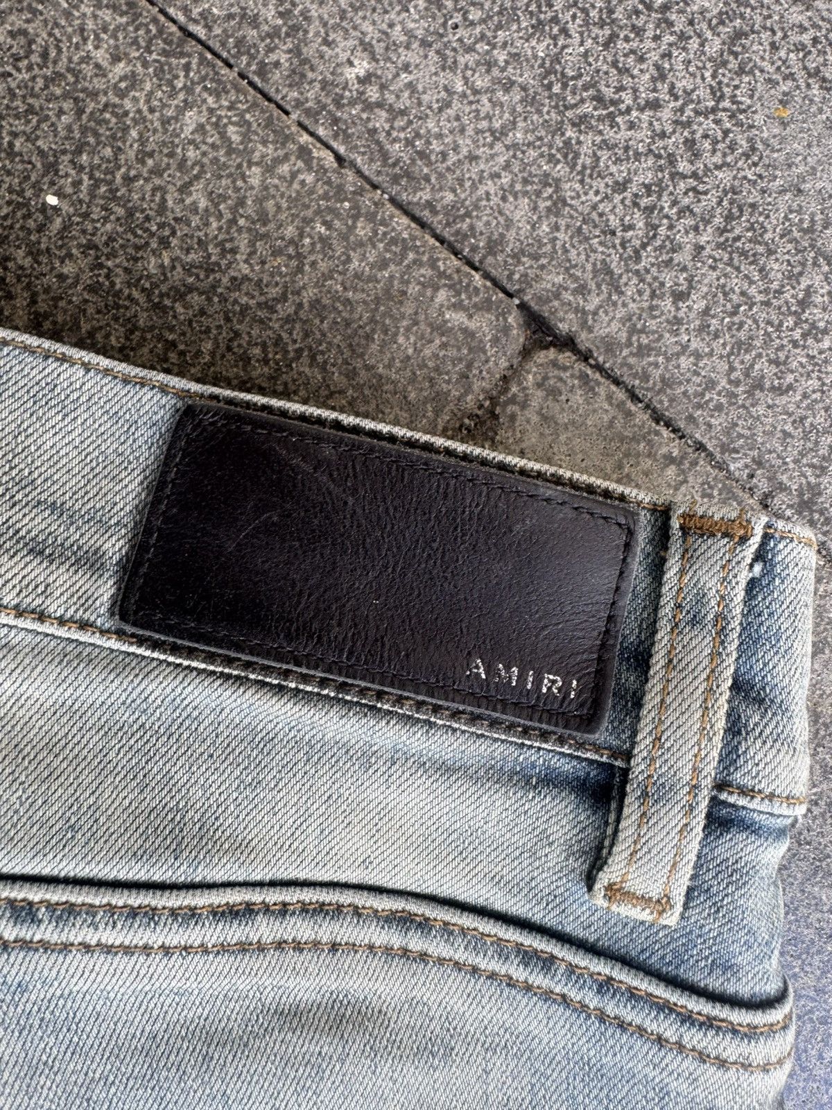 Amiri AMIRI MX1 Cotton Patch Jeans Blue Size US 32 / EU 48 - 4 Thumbnail