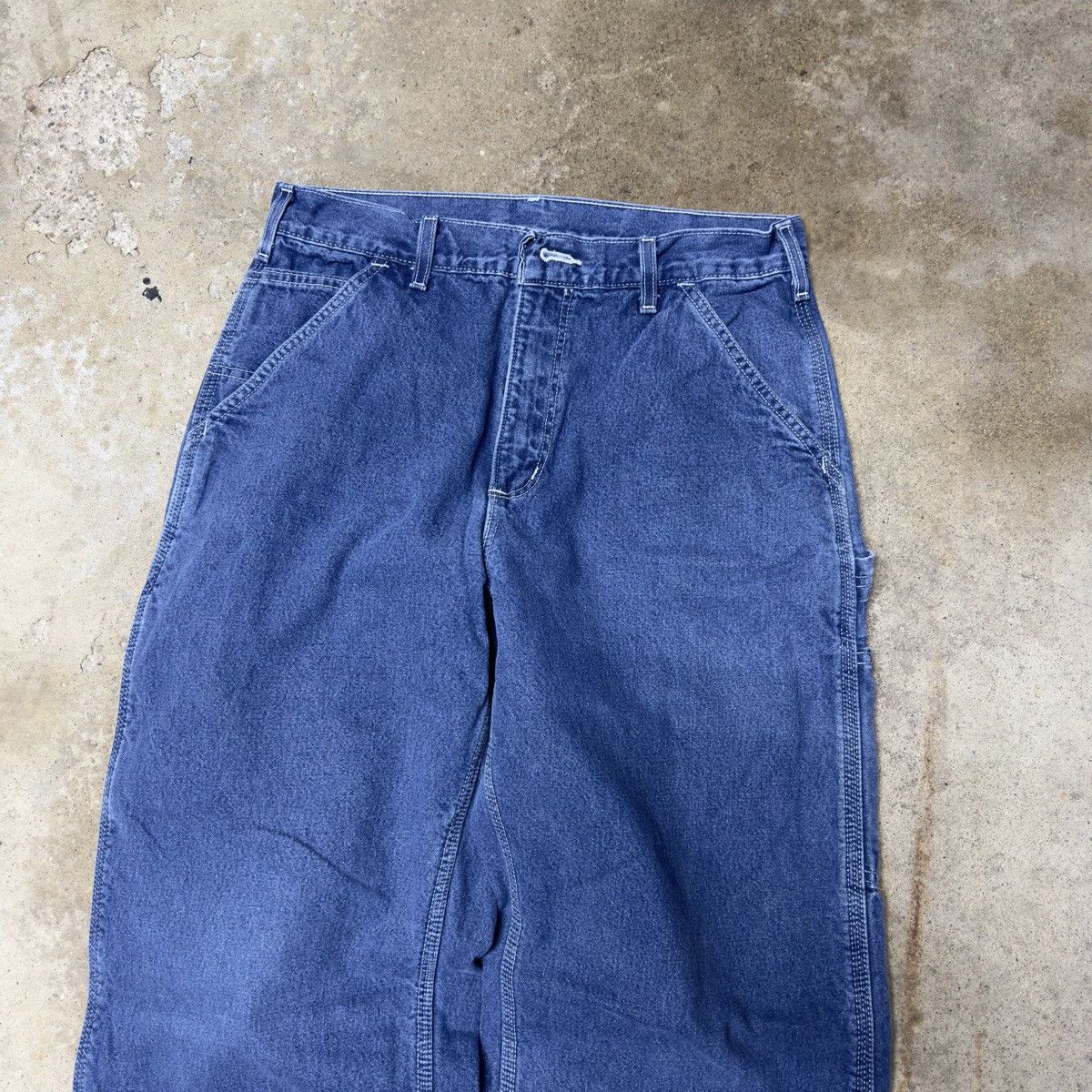 Carhartt VINTAGE CARHARTT CARPENTER BLANKET LINED DENIM WORK JEANS 29 Size US 29 - 10 Thumbnail