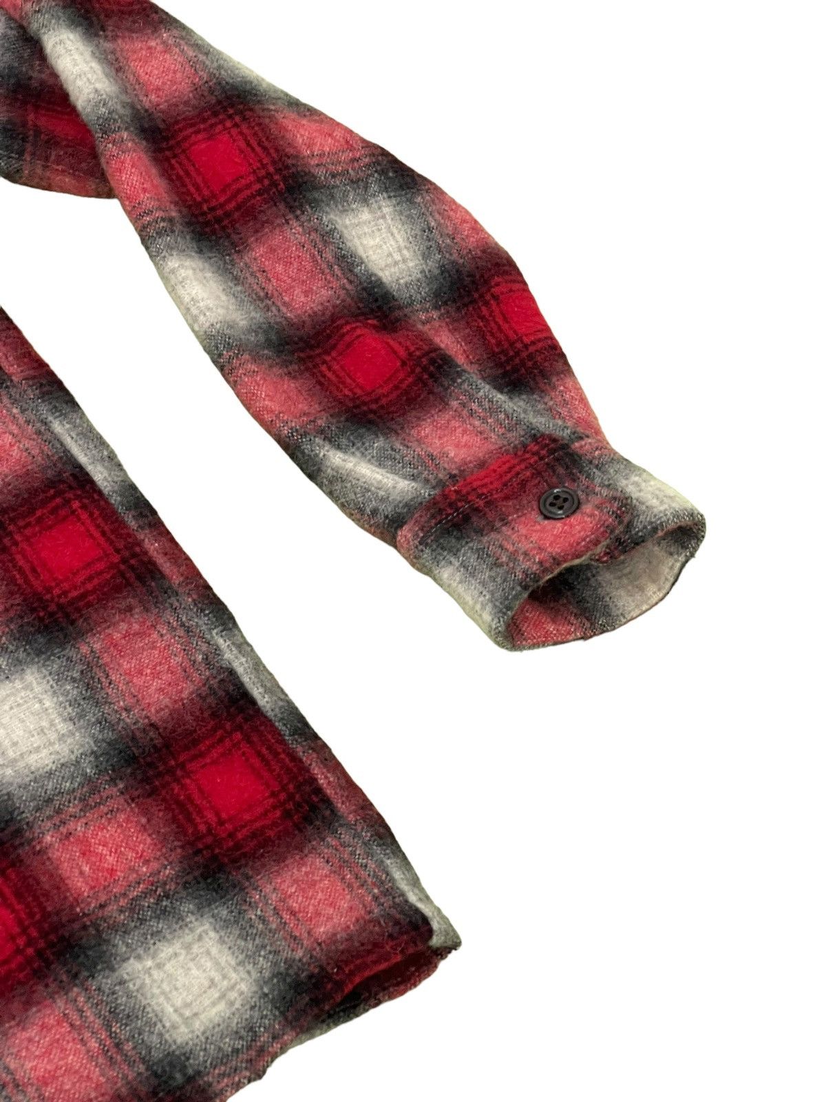 Schott Shadow Plaid Schott Bros Wool Flannel Shirt 5🟩8 Size US M / EU 48-50 / 2 - 5 Thumbnail