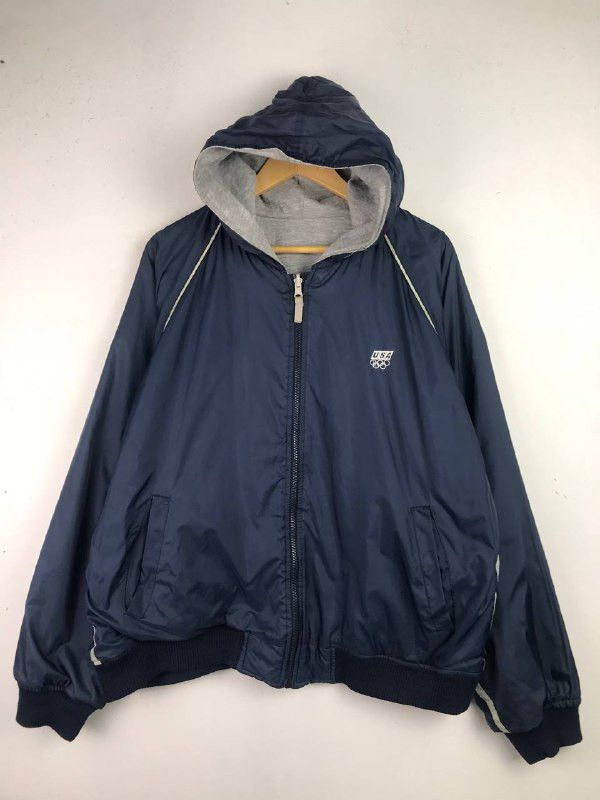 JCPenney × USA Olympics × Vintage Vintage JC Penny Team USA Olympics Reversible Windbreaker Size US L / EU 52-54 / 3 - 1 Thumbnail