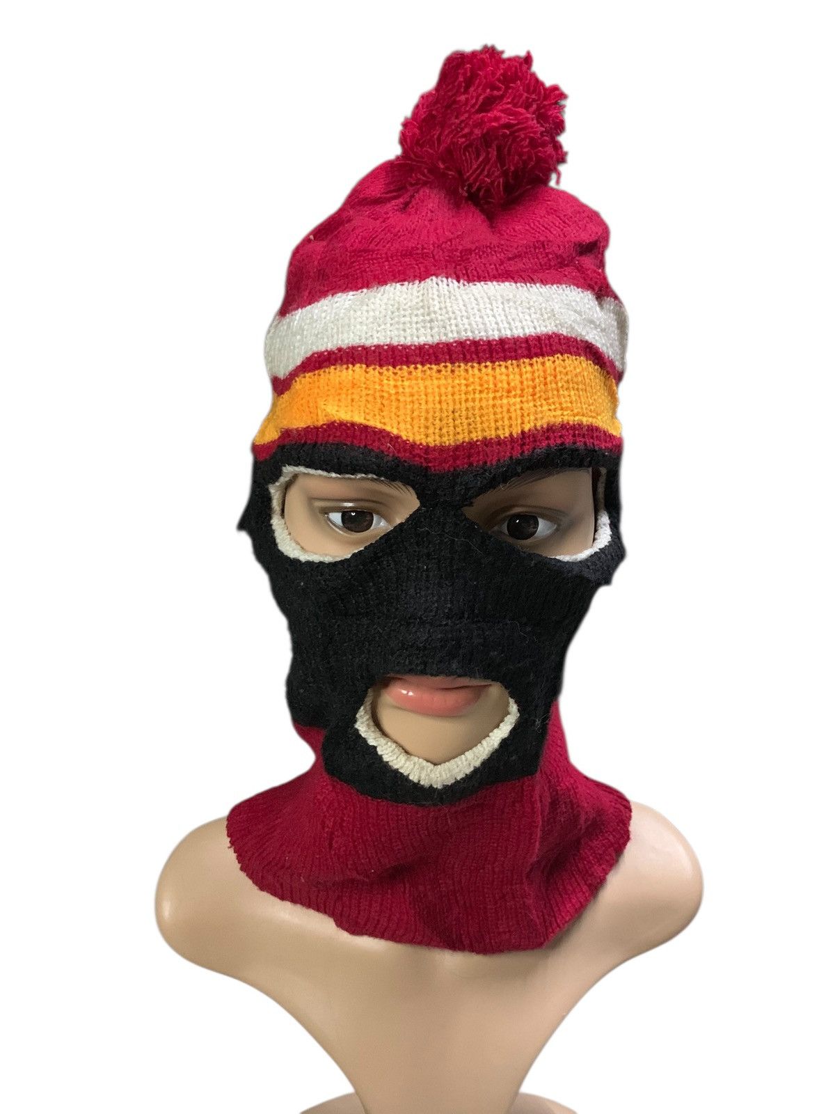 Japanese Brand × Kapital × Vintage Japanese Style Balaclava Masked Knitt Beanie Size ONE SIZE - 5 Thumbnail