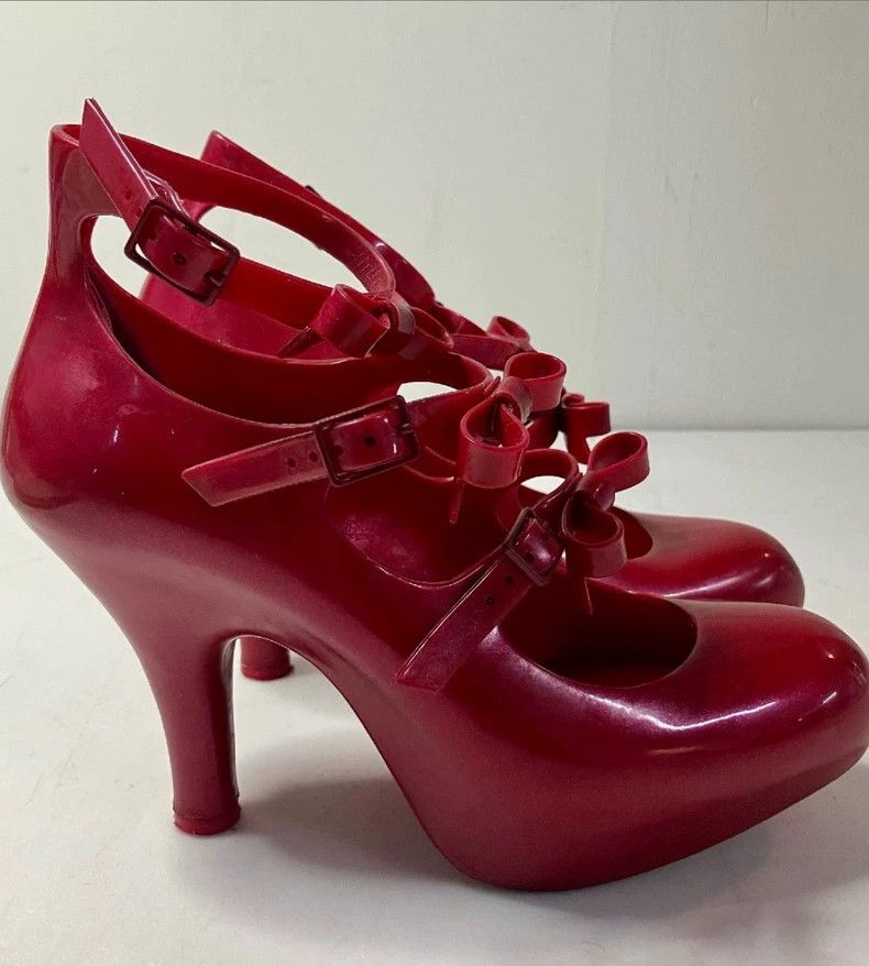 Vivienne Westwood Vivienne Westwood Melissa in red heels Size US 7 / IT 37 - 3 Thumbnail