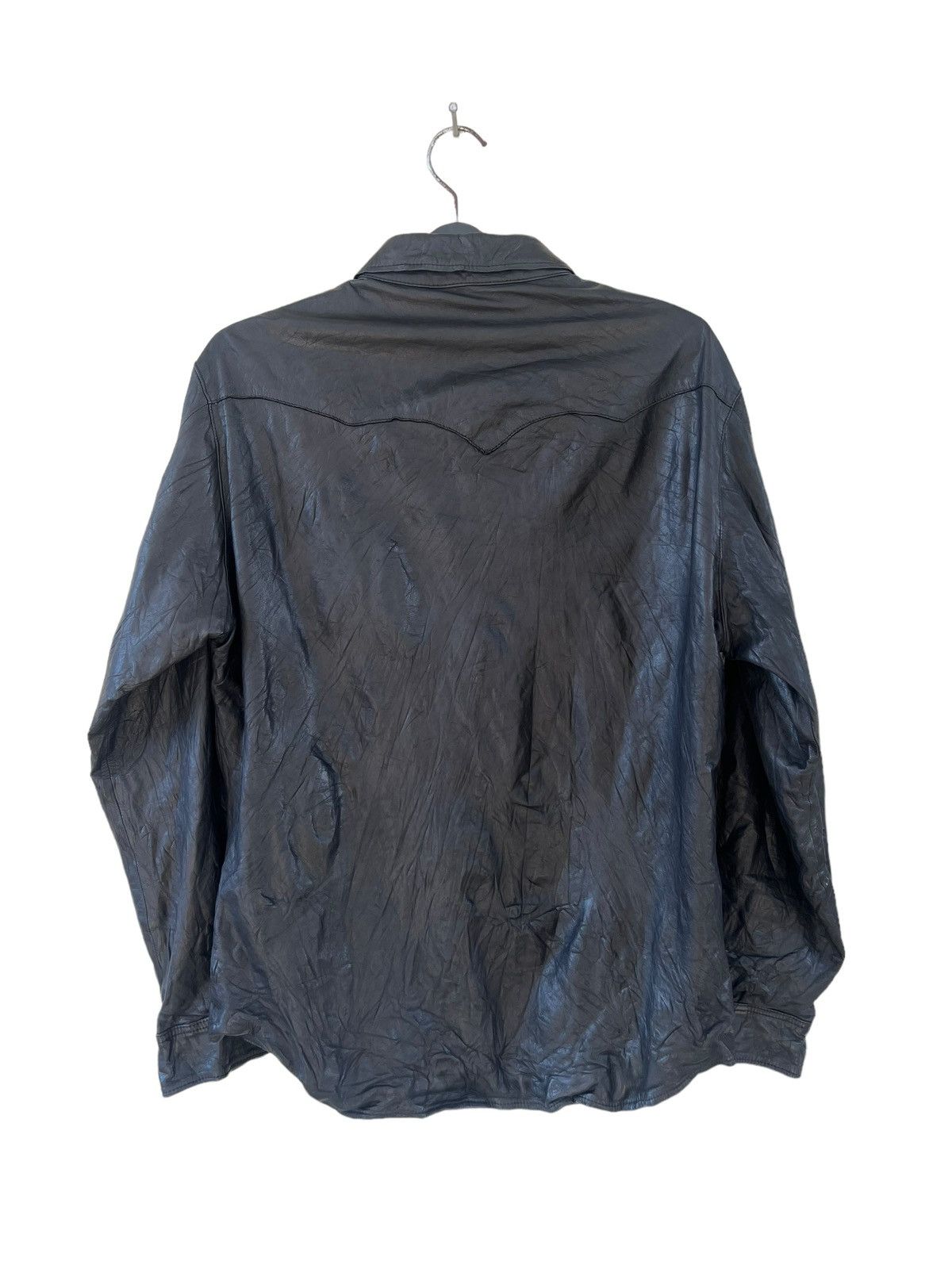 Beams Plus Japan b.P.r Made Fine Sportswear Cow Leather Western Shirt Size US L / EU 52-54 / 3 - 14 Thumbnail