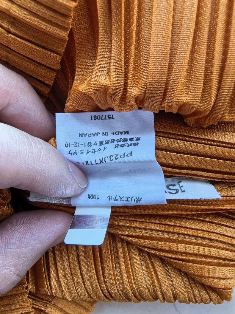 Issey Miyake issey miyake size:3 Orange pleated vest 2506-Nextarrow Size XXS / US 00 / IT 34 - 5 Thumbnail