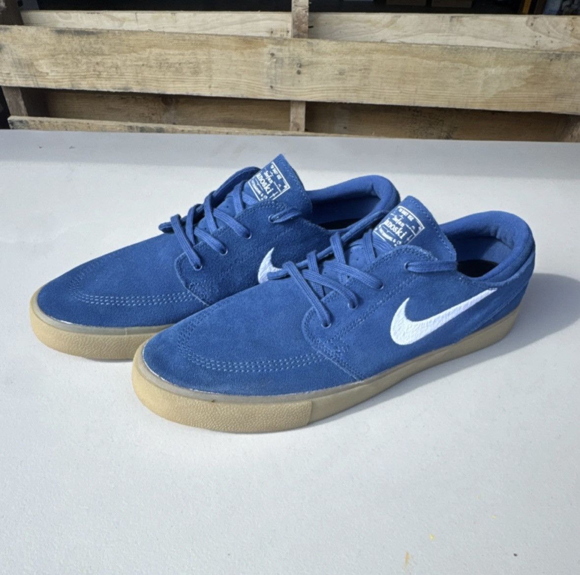Nike Nike Zoom Stefan Janoski SB AQ7475-405 Size US 13 / EU 46 - 1 Thumbnail