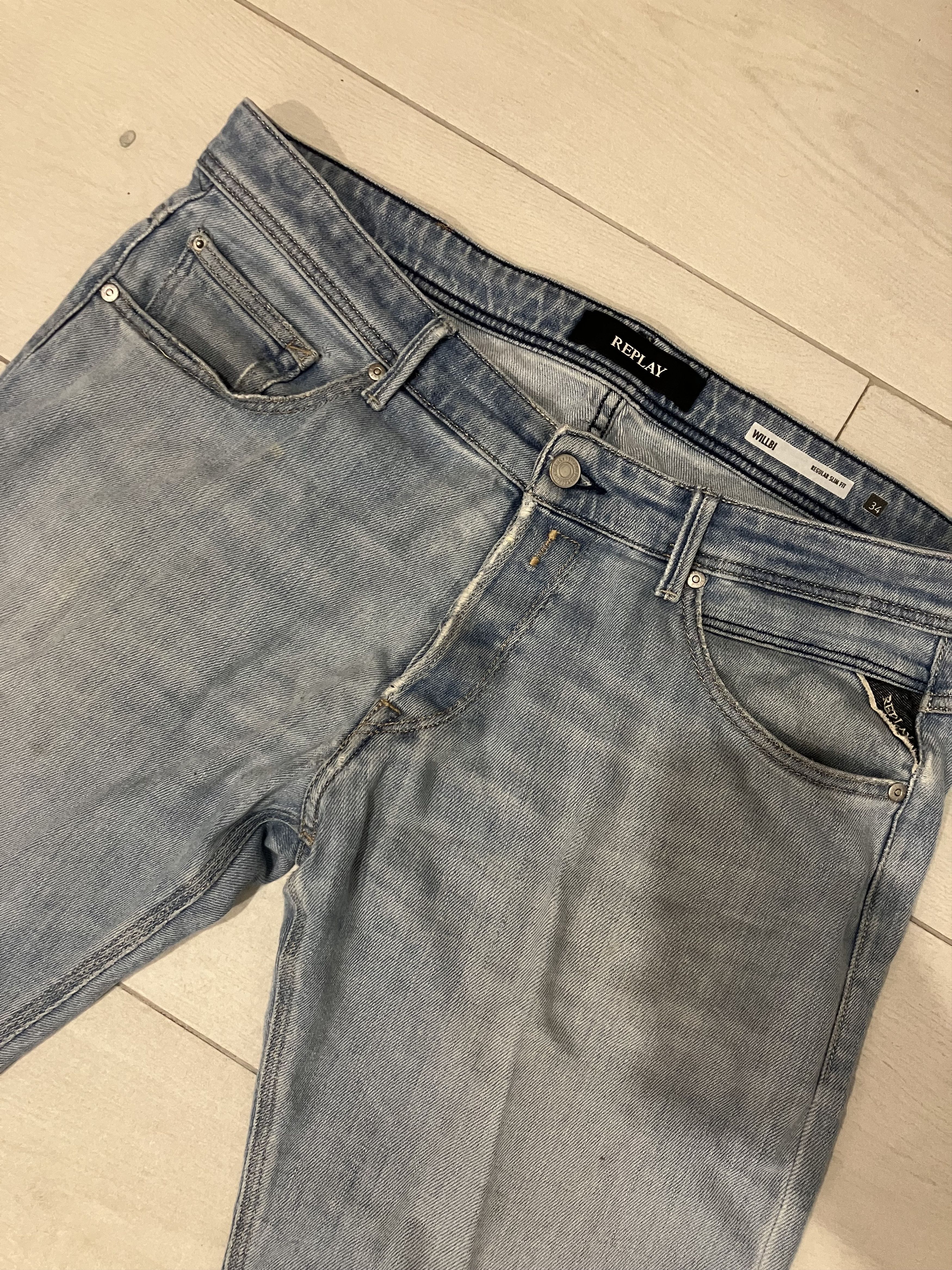Replay Willbi Regular Slim Fit Size US 34 / EU 50 - 3 Thumbnail