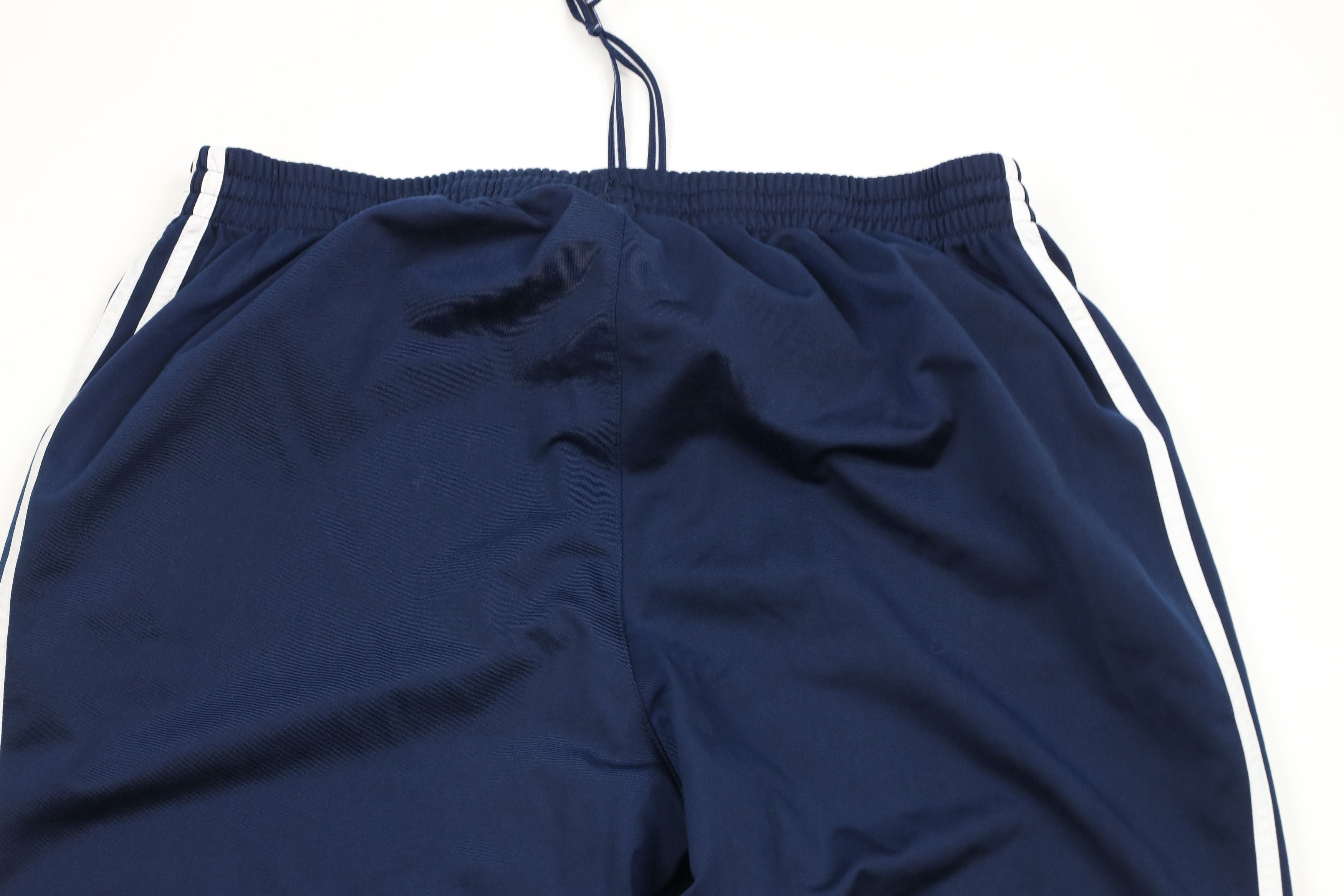 Adidas × Vintage Vintage Adidas Striped Wide Leg Sweatpants Pants Blue Size US 40 / EU 56 - 10 Thumbnail