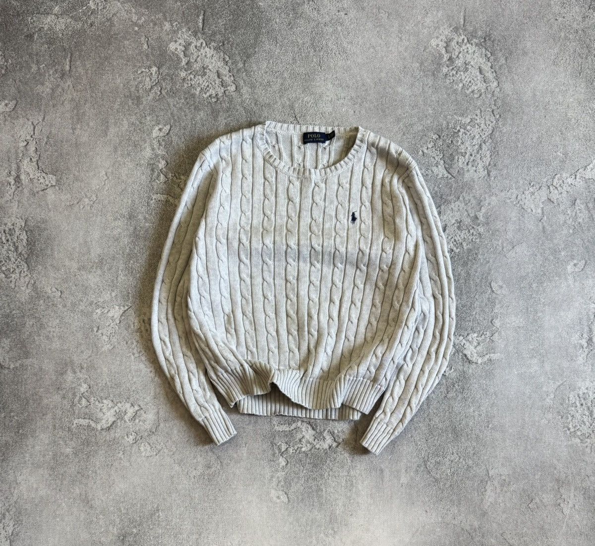 Polo Ralph Lauren Polo Ralph Lauren L/size cable knitwear sweater jumper retro Size L / US 10 / IT 46 - 1 Thumbnail