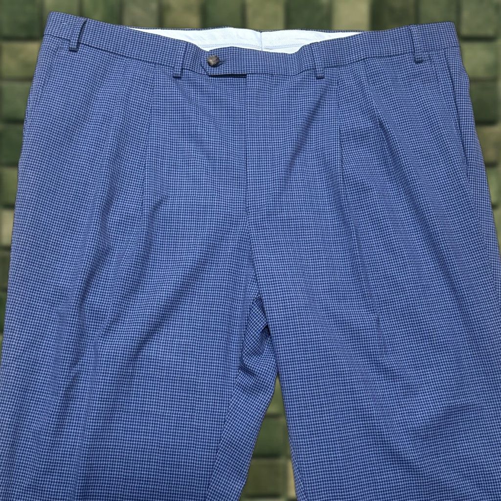 Polo Ralph Lauren Polo Ralph Lauren Pants Mens 40x30 Blue Pleated Dress Size US L / EU 52-54 / 3 - 1 Thumbnail