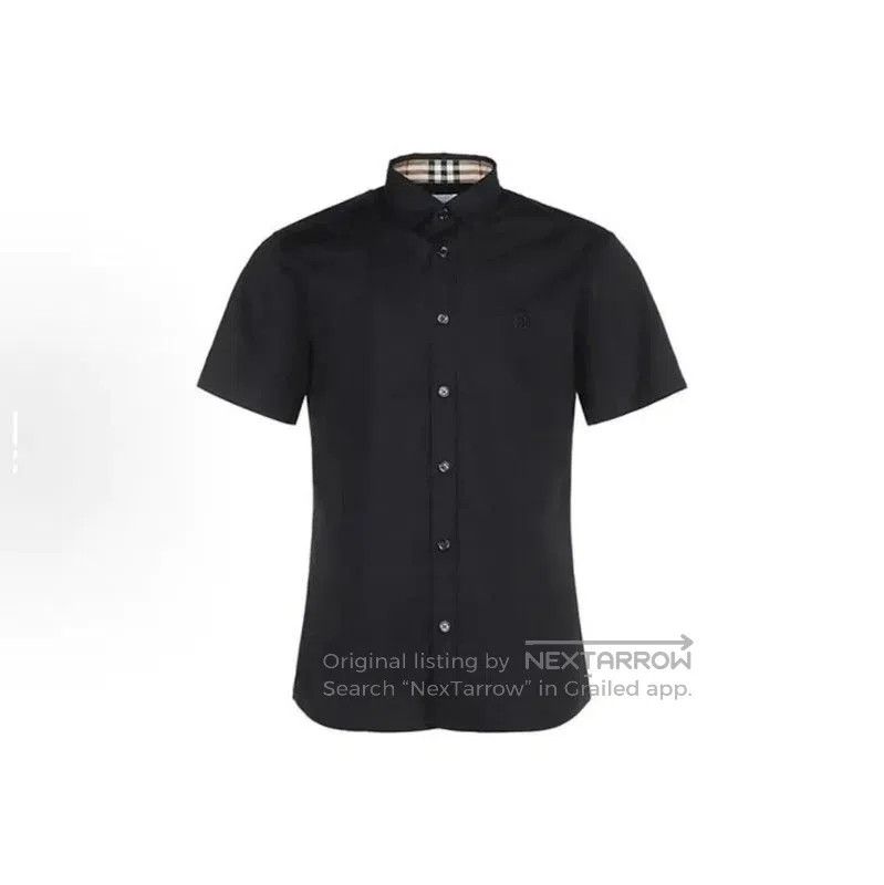 Burberry Burberry Black Logo Short Sleeve Shirt. Size US XXL / EU 58 / 5 - 1 Thumbnail