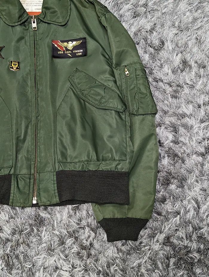 Vintage Tass Finder Bomber Jacket Fashion Flight Jacket