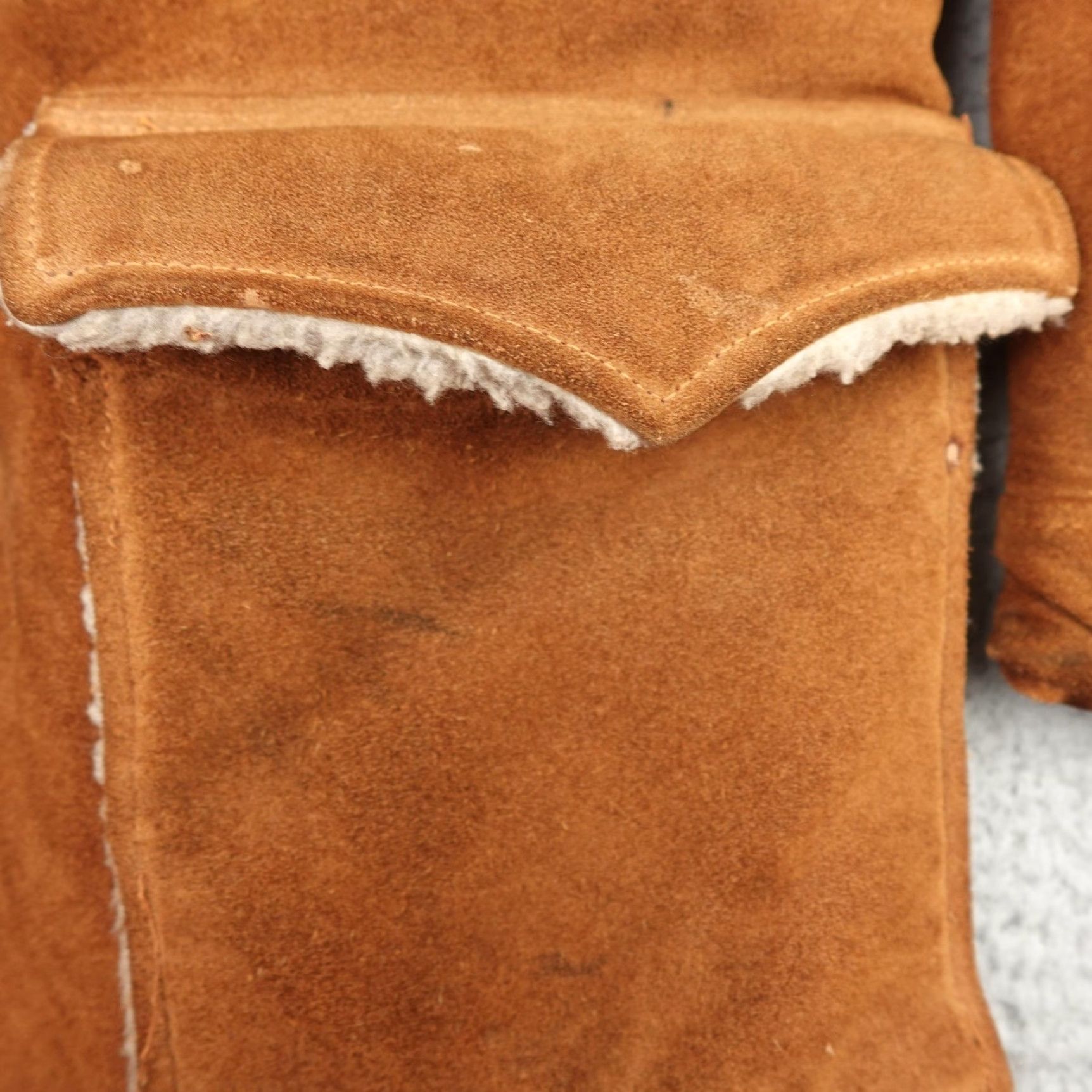 Vintage VINTAGE Gateway Collection Coat Mens 44 Brown Suede Sheepskin Shearling 70s Size US S / EU 44-46 / 1 - 6 Thumbnail
