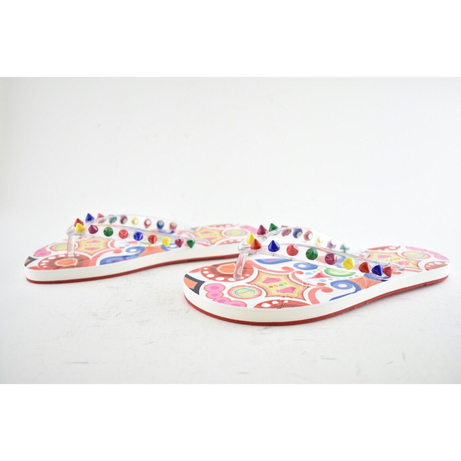 Christian Louboutin Christian Louboutin Loubi Flip Spikes Donna Flat Multi Thong Size US 5 / IT 35 - 9 Thumbnail