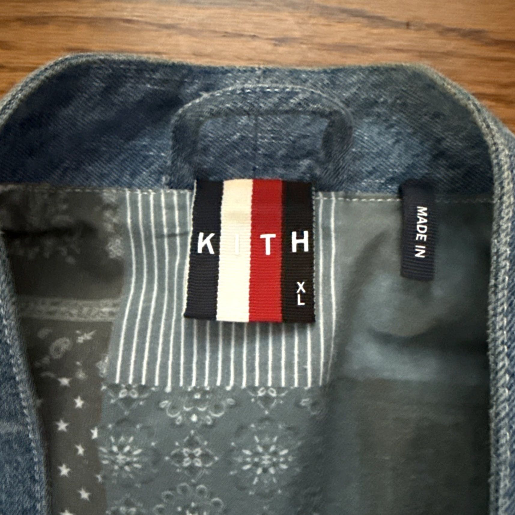Kith KITH USA Indigo Patchwork Denim Kimono Jacket XL Blue Women's Jacket Size XL / US 12-14 / IT 48-50 - 6 Thumbnail
