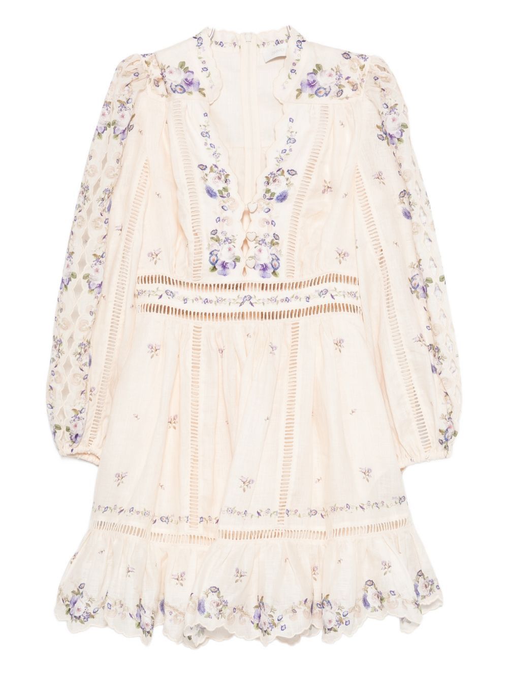 PATIENCE LINEN MINI DRESS