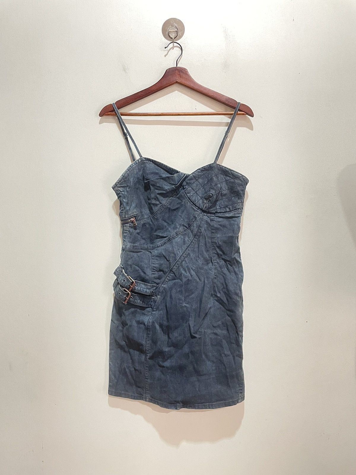 Diesel × Vintage Diesel Nonsleeves Mini Dress Size S / US 4 / IT 40 - 1 Thumbnail