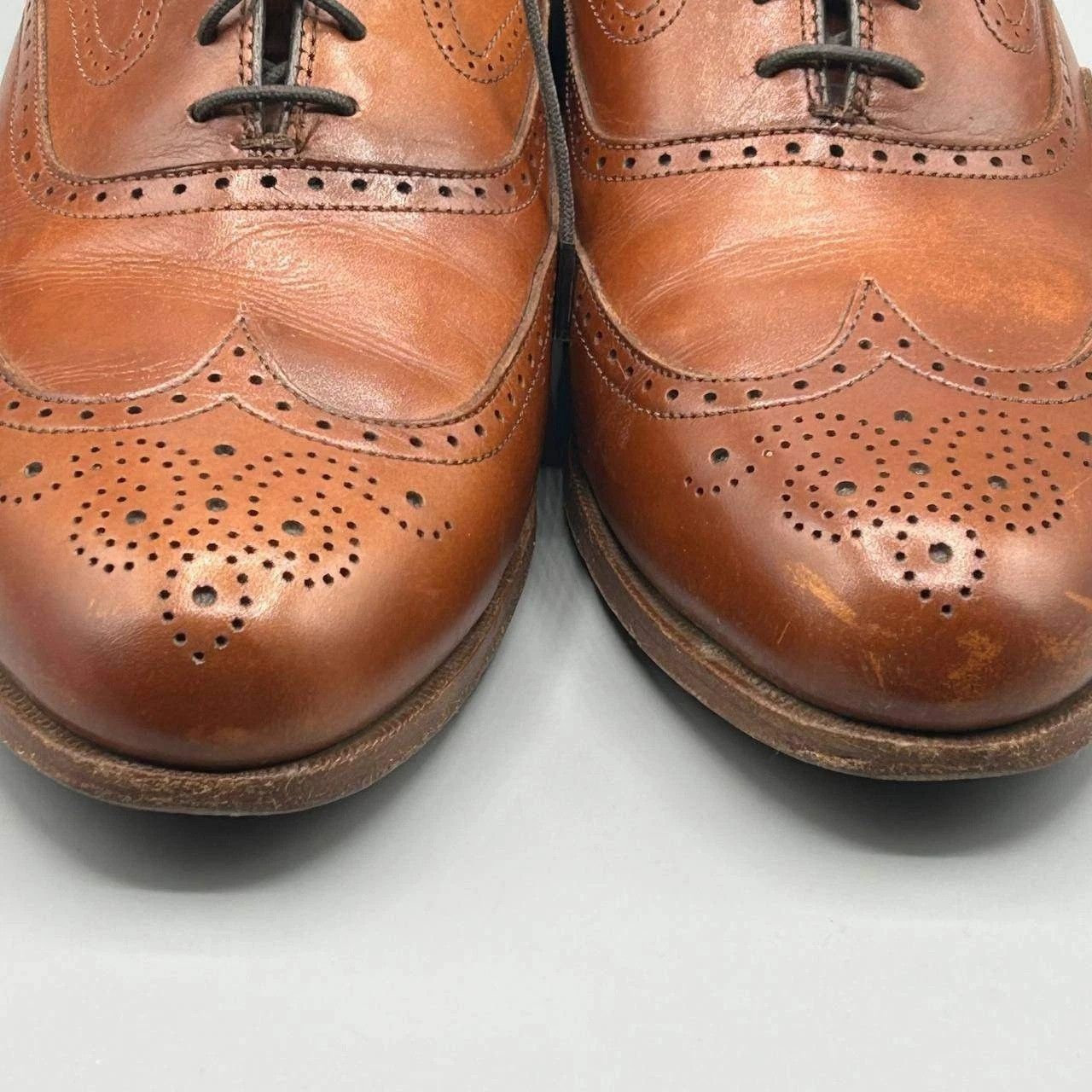 Footjoy FootJoy Oxford Dress Shoes 9 C Leather Wingtip Brogue 74435 Size US 9 / EU 42 - 11 Thumbnail