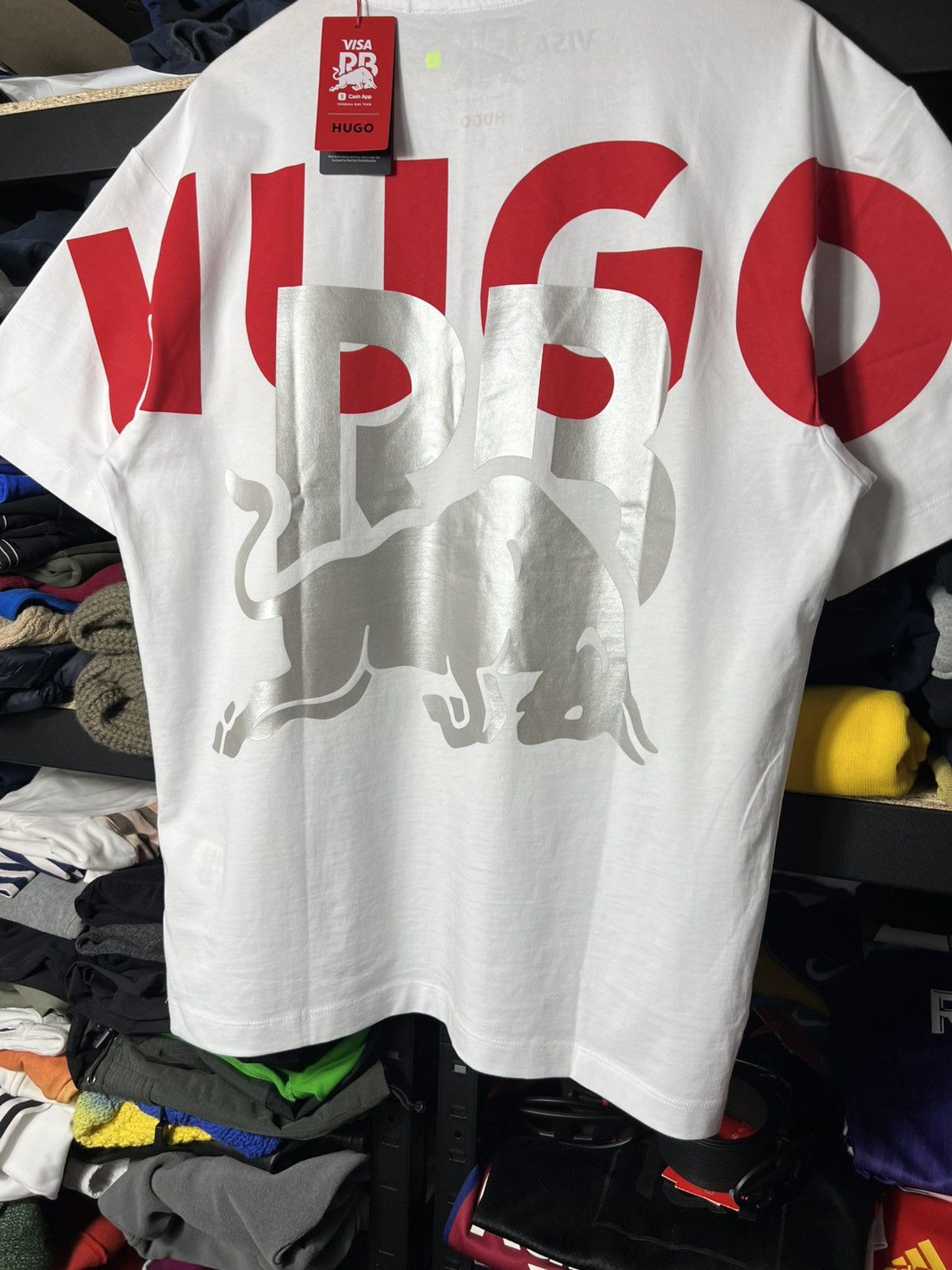 Hugo HUGO Red Bull Racing F1 Oversized T-Shirt Visa Cash App Y2K Size US S / EU 44-46 / 1 - 6 Thumbnail