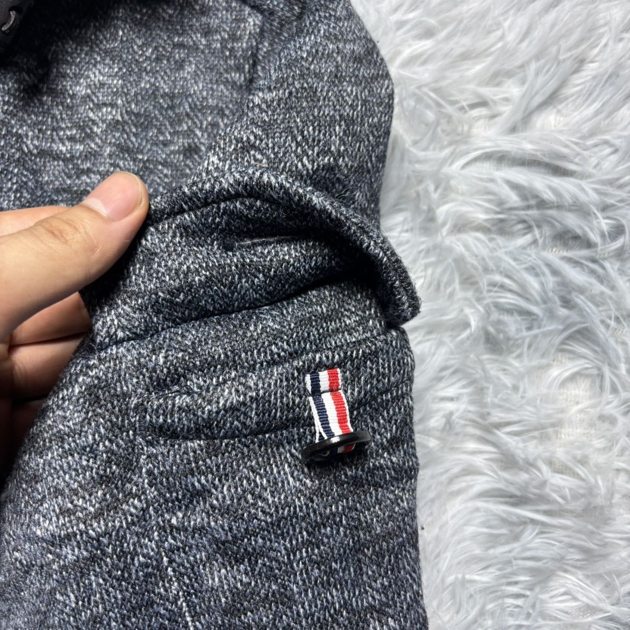 Beams Japan Beams Heart Grey Hooded Jacket with Fleece Lining - Size S Size S / US 4 / IT 40 - 2 Thumbnail