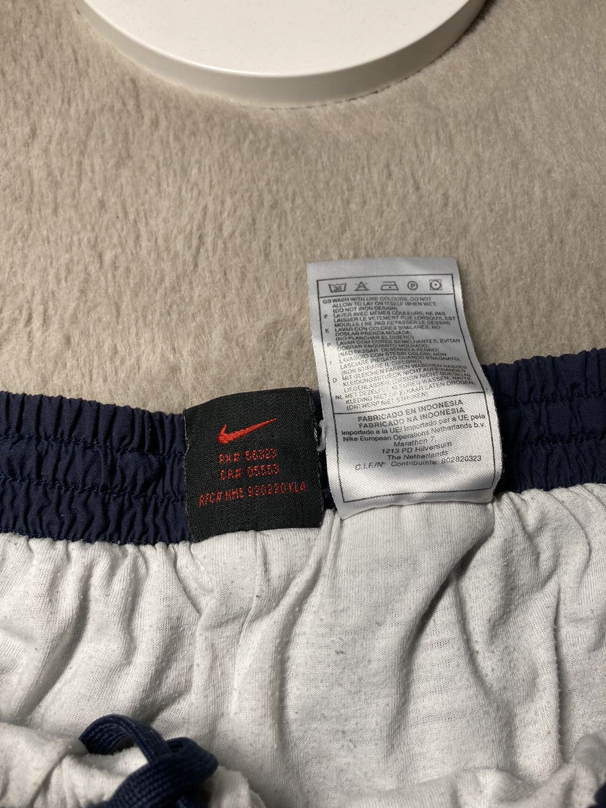 Nike × Vintage ⛩️Vintage Nike Swoosh Baggy Nylon Trackpants Y2K M Size US 39 - 5 Thumbnail