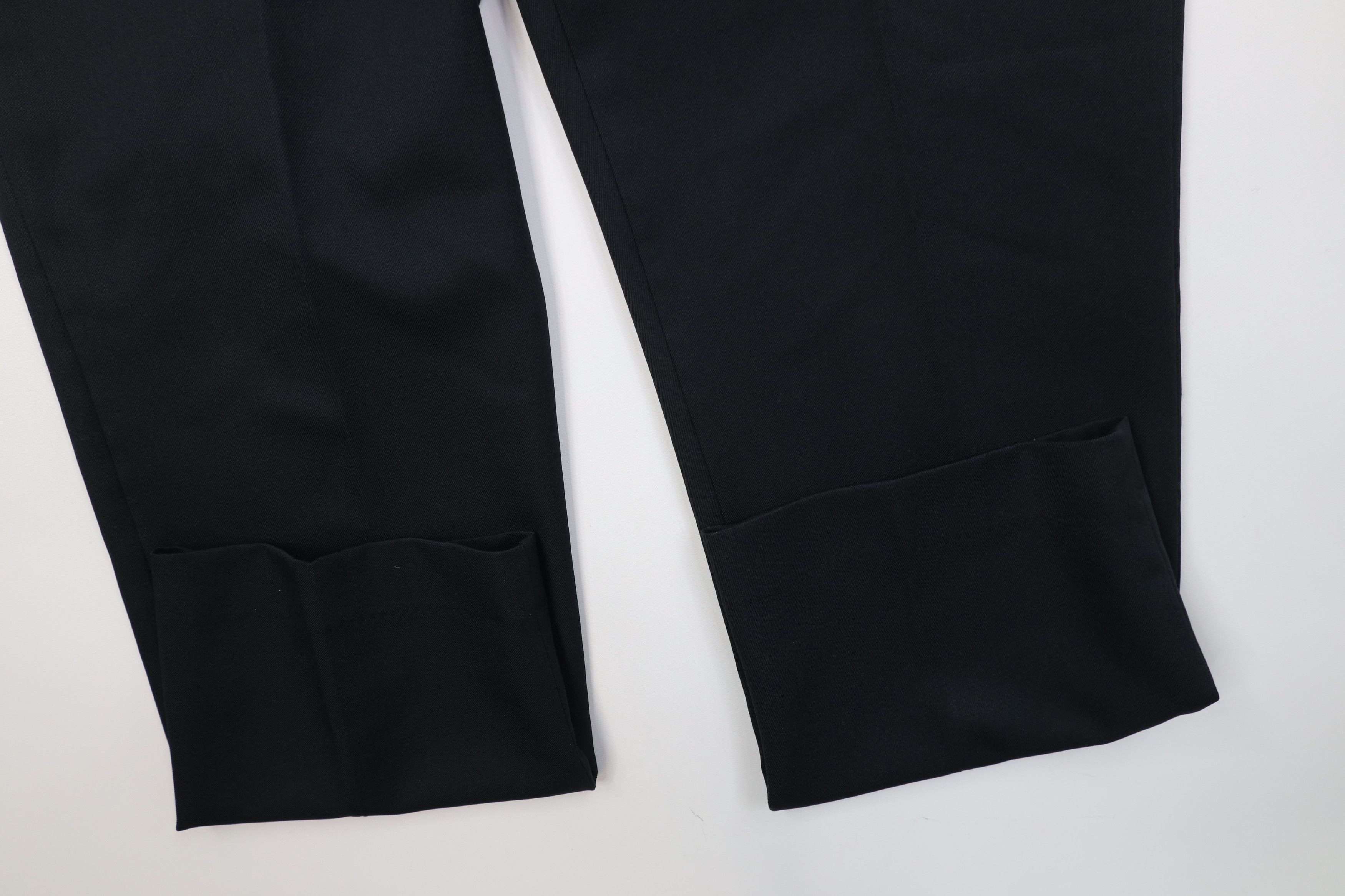 Vintage Vintage 70s Streetwear Flared Wide Leg Chino Pants Black USA Size US 38 / EU 54 - 6 Thumbnail