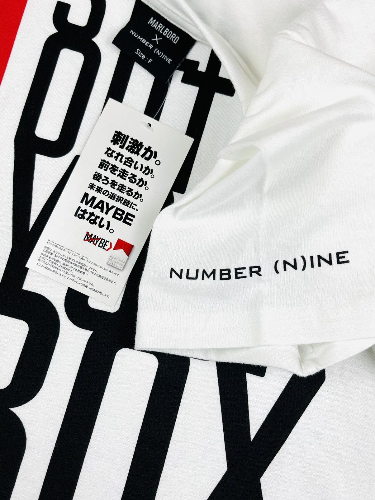 Number (N)ine NEW Number (N)ine Marlboro Step Up Out Of Your Box Tshirt Size US M / EU 48-50 / 2 - 4 Thumbnail