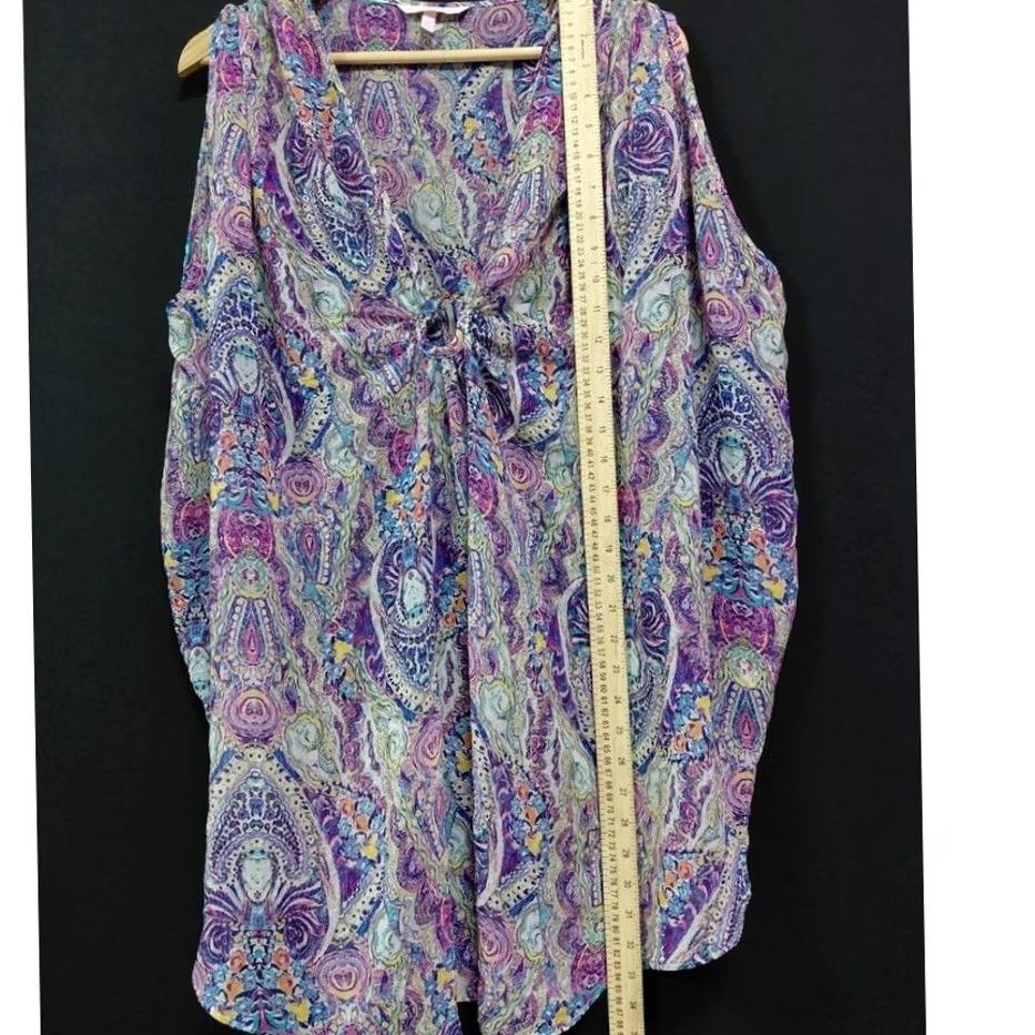 Victoria's Secret Victoria's Secret Paisley Print Tunic Top Multicolor Sleeveless Woven Size M/L Size M / US 6-8 / IT 42-44 - 5 Thumbnail