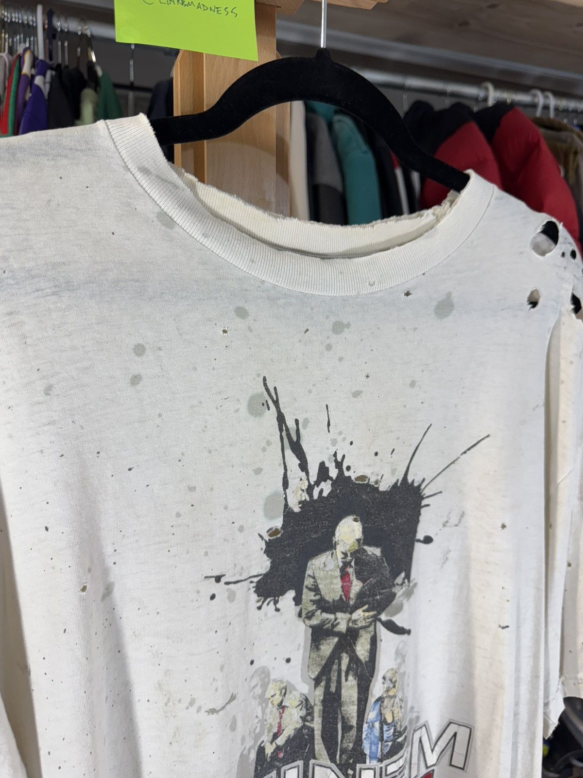 Eminem CURATED DISTRESSED VINTAGE + unreal rare + Size US M / EU 48-50 / 2 - 22 Thumbnail