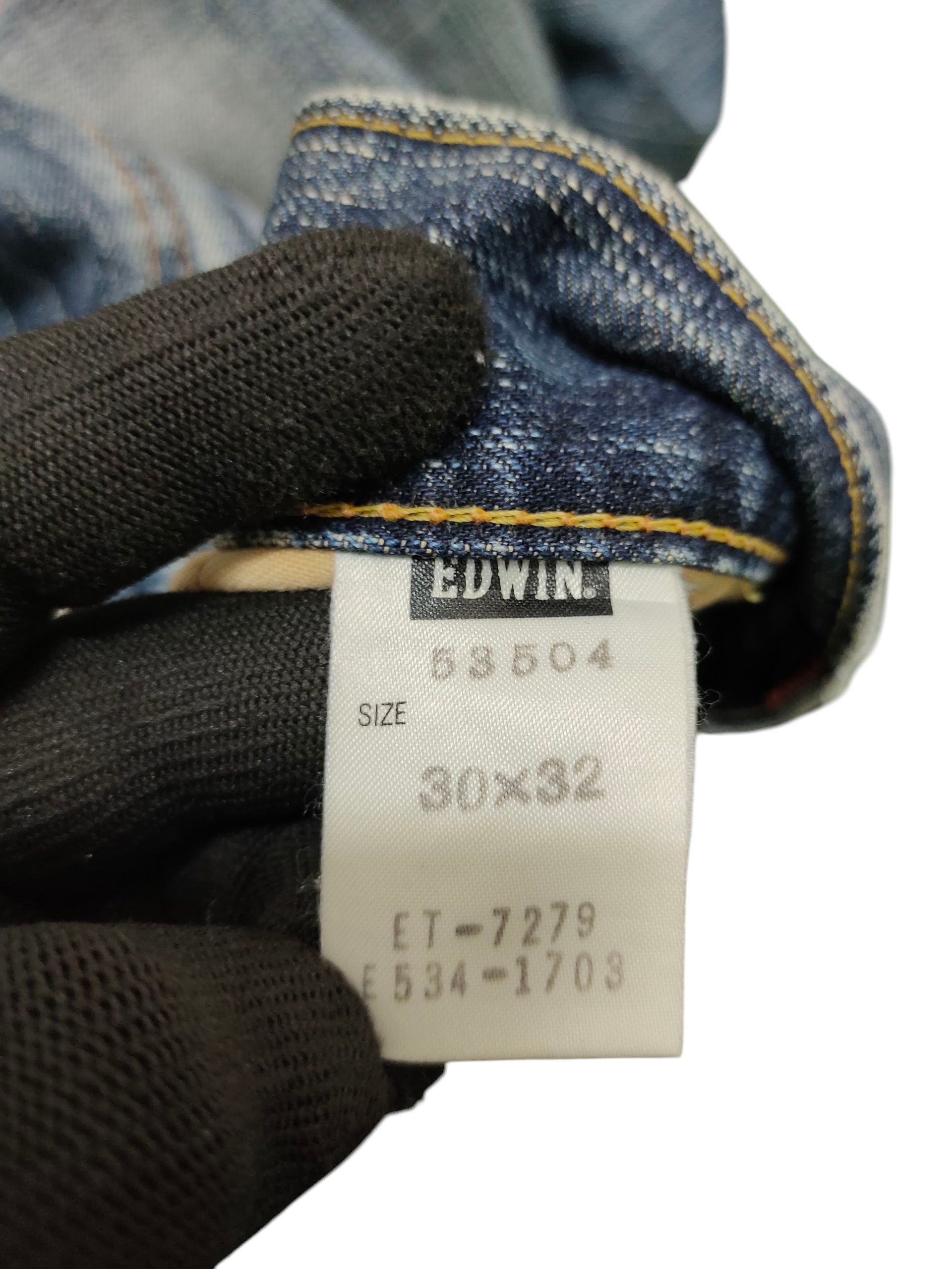 Comme des Garcons × Undercover Vintage Edwin 504 Japan Clawmark Distress Jeans Loose Fit Size US 30 / EU 46 - 12 Thumbnail