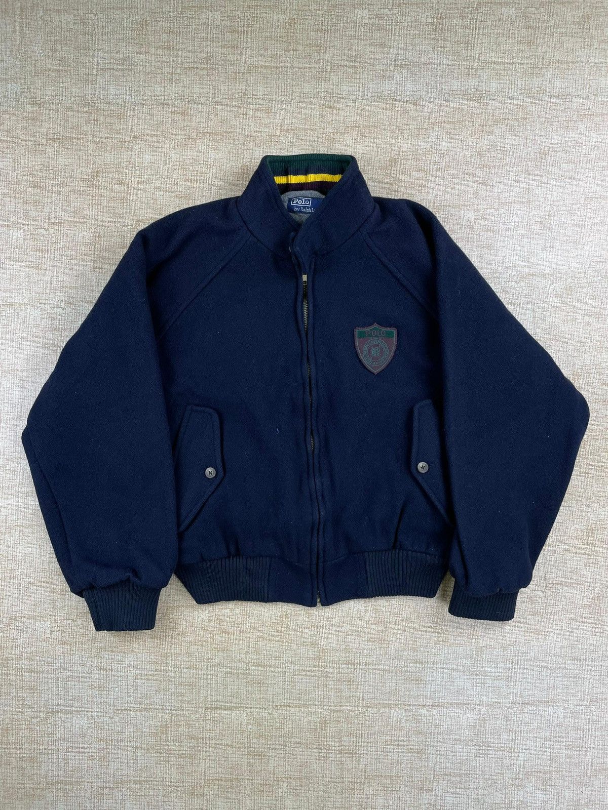 Polo Ralph Lauren Vintage Polo Ralph Lauren Wool Jacket Size US L / EU 52-54 / 3 - 1 Thumbnail