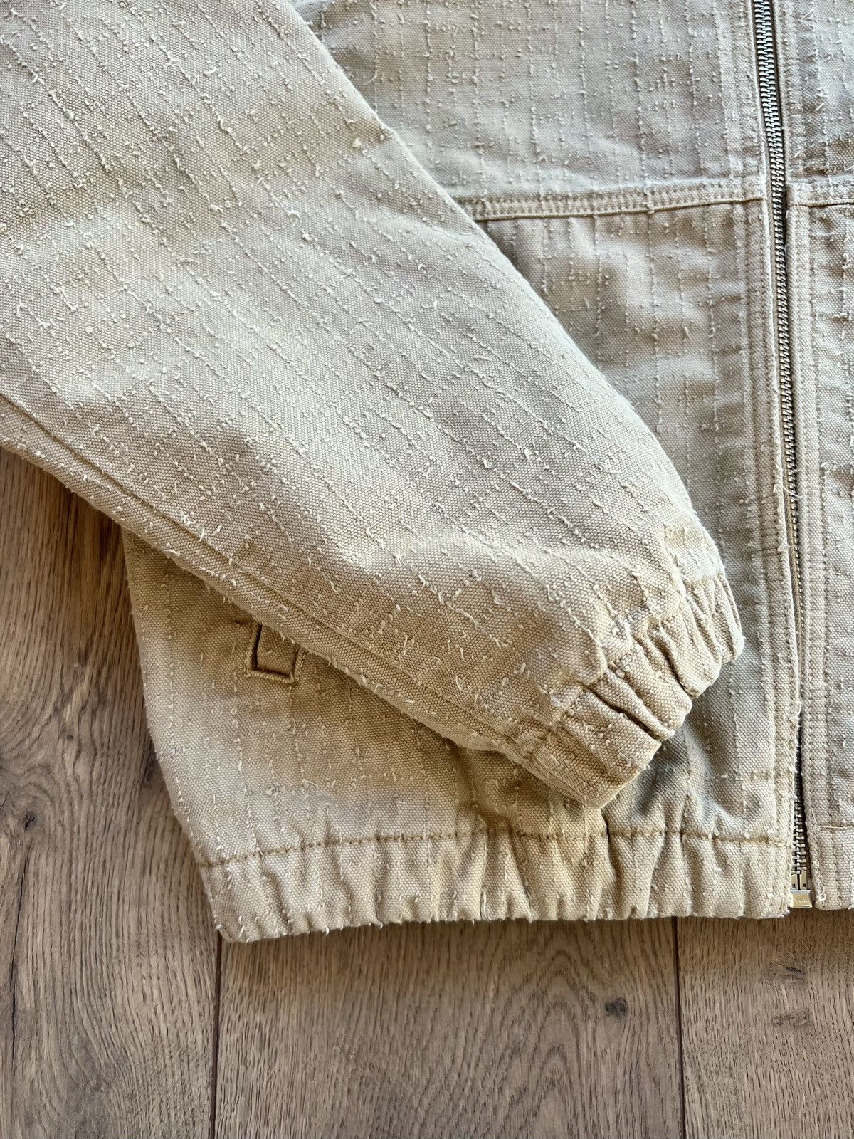 Stussy SAMPLE Stussy Canvas Needlepunch Work Jacket “Khaki” Medium Size US M / EU 48-50 / 2 - 11 Thumbnail