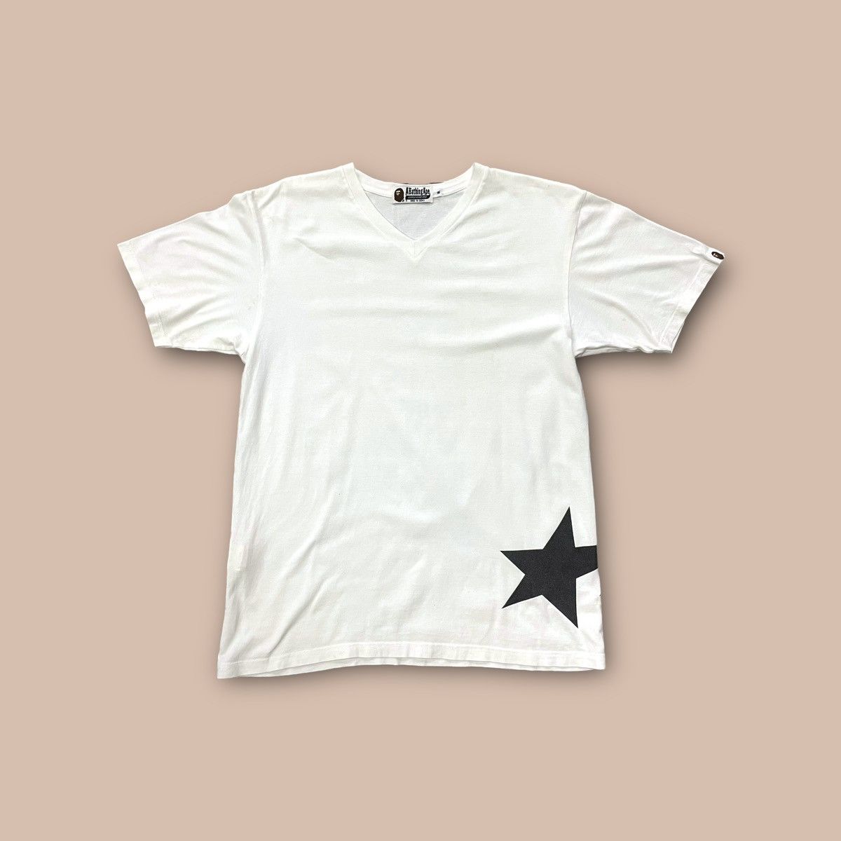 Bape Bape Sta V-Neck Tee Size US M / EU 48-50 / 2 - 1 Thumbnail