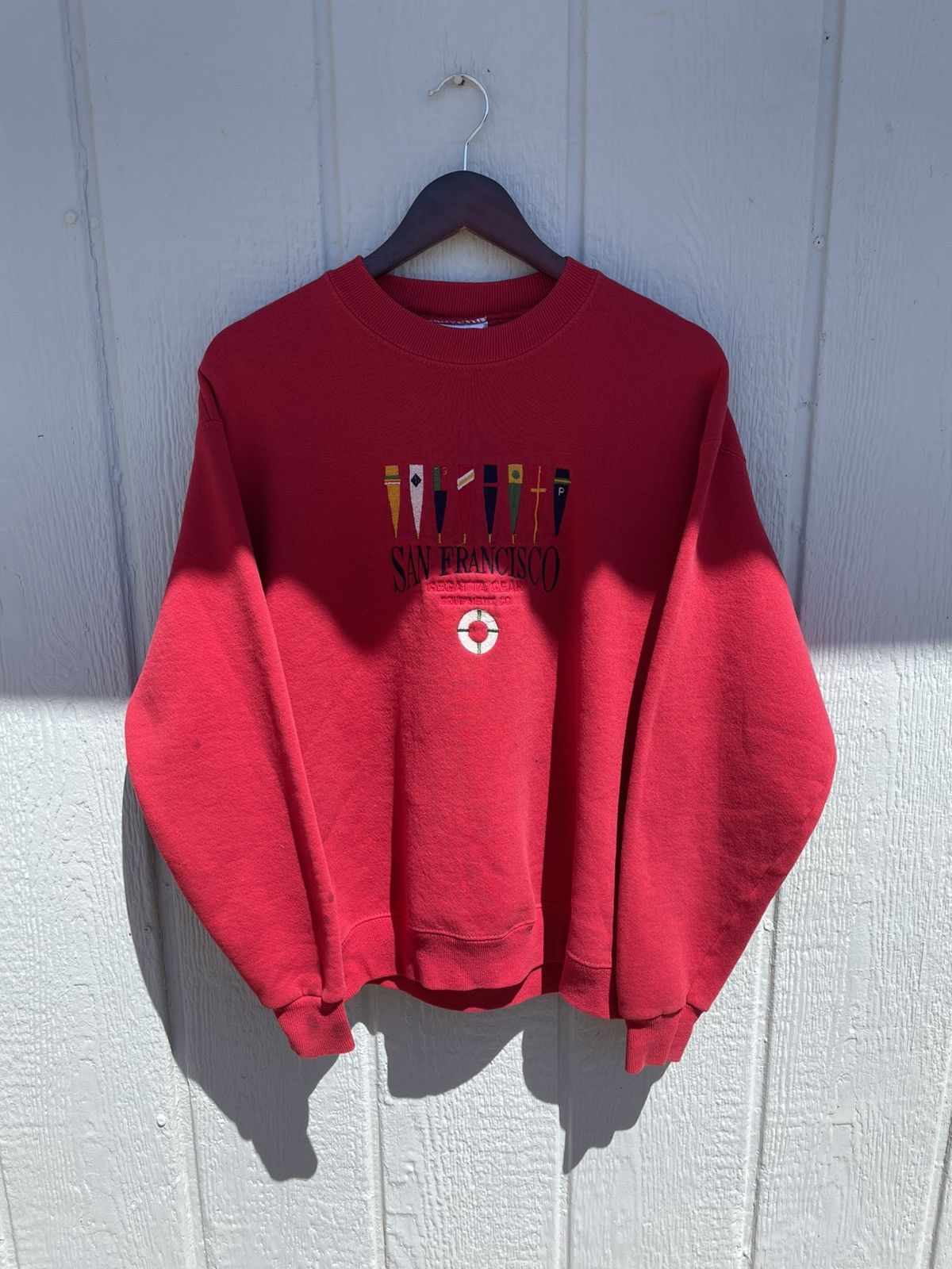 Lee Vintage 90s Lee Sport San Francisco Crew neck Medium Size US M / EU 48-50 / 2 - 1 Thumbnail
