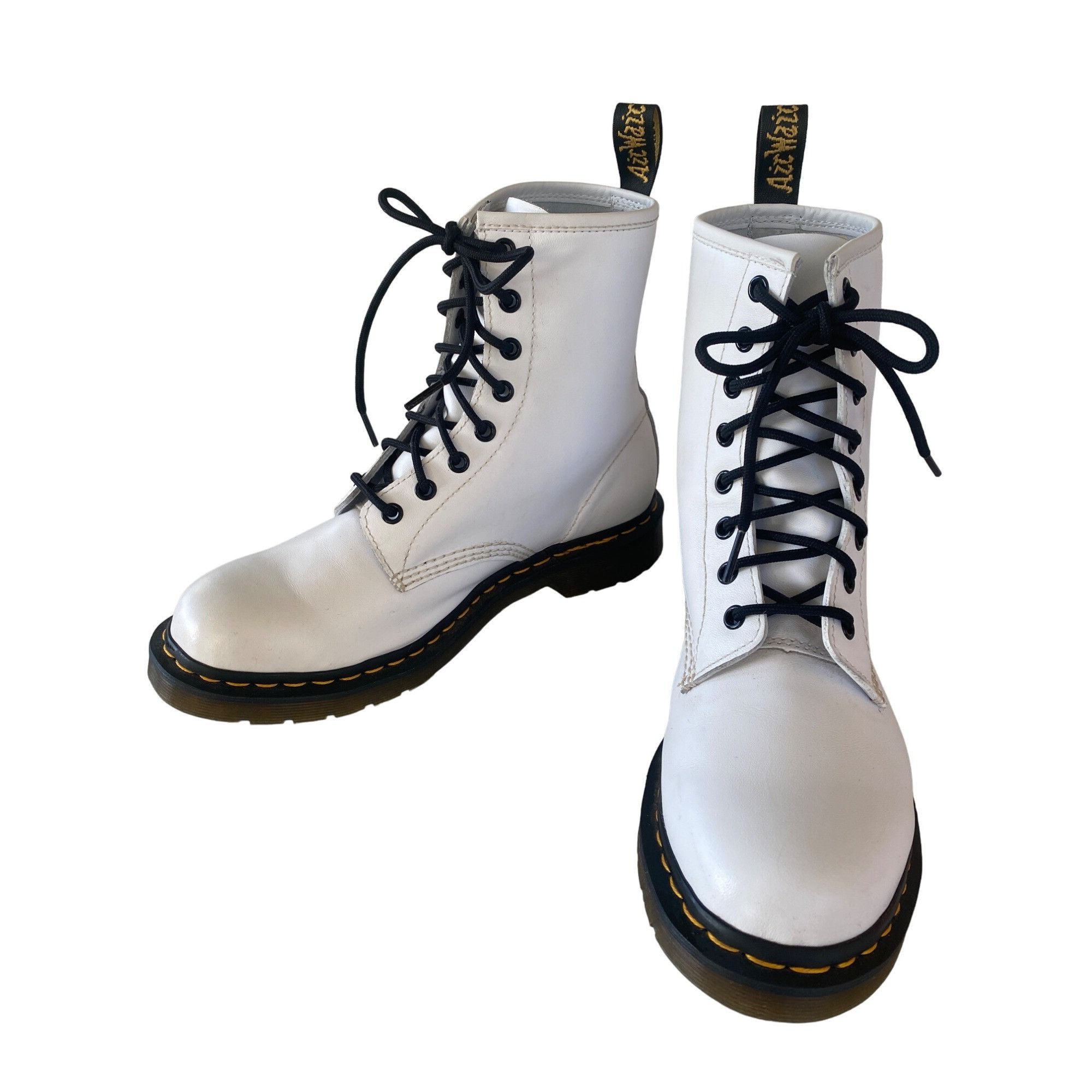 Dr. Martens New Dr. Martens W's 10 EU 42 Smooth Leather Lace Up Boots Wh Size US 10 / IT 40 - 1 Thumbnail