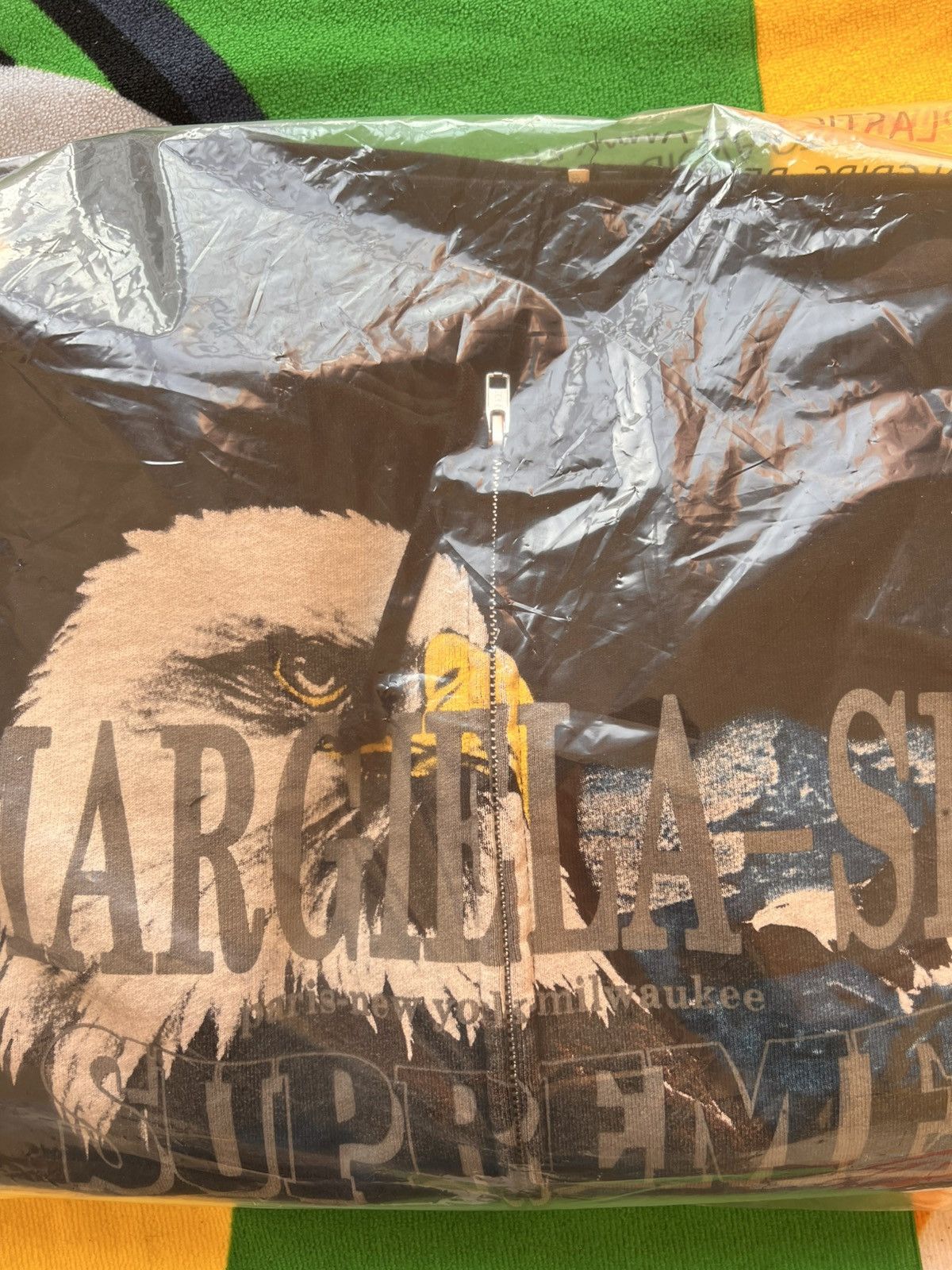 Maison Margiela × Supreme Supreme MM6 Maison Margiela Eagle Zip Up Hooded Sweatshirt Size US XL / EU 56 / 4 - 20 Thumbnail