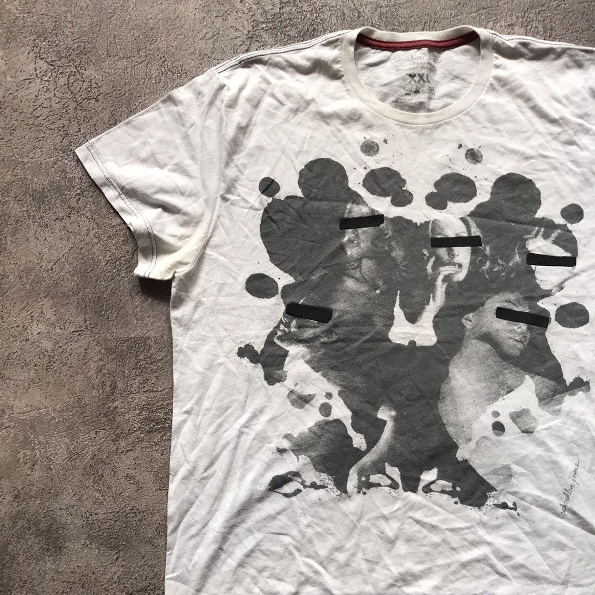 Calvin Klein VINTAGE CALVIN KLEIN TEE GIRLS ART ABSTRACT Y2K 90s Size US XXL / EU 58 / 5 - 2 Thumbnail