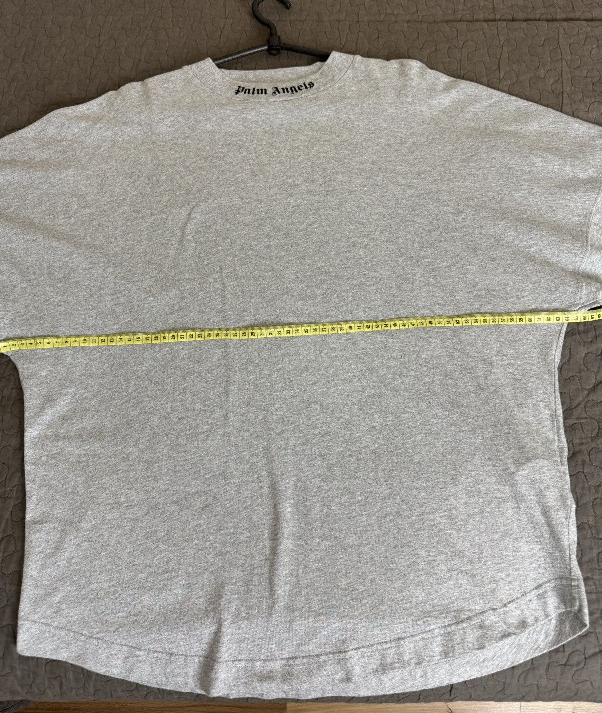 Palm Angels Palm Angels Women’s Gray Drop Shoulder Long Sleeve T-shirt Size S / US 4 / IT 40 - 21 Thumbnail