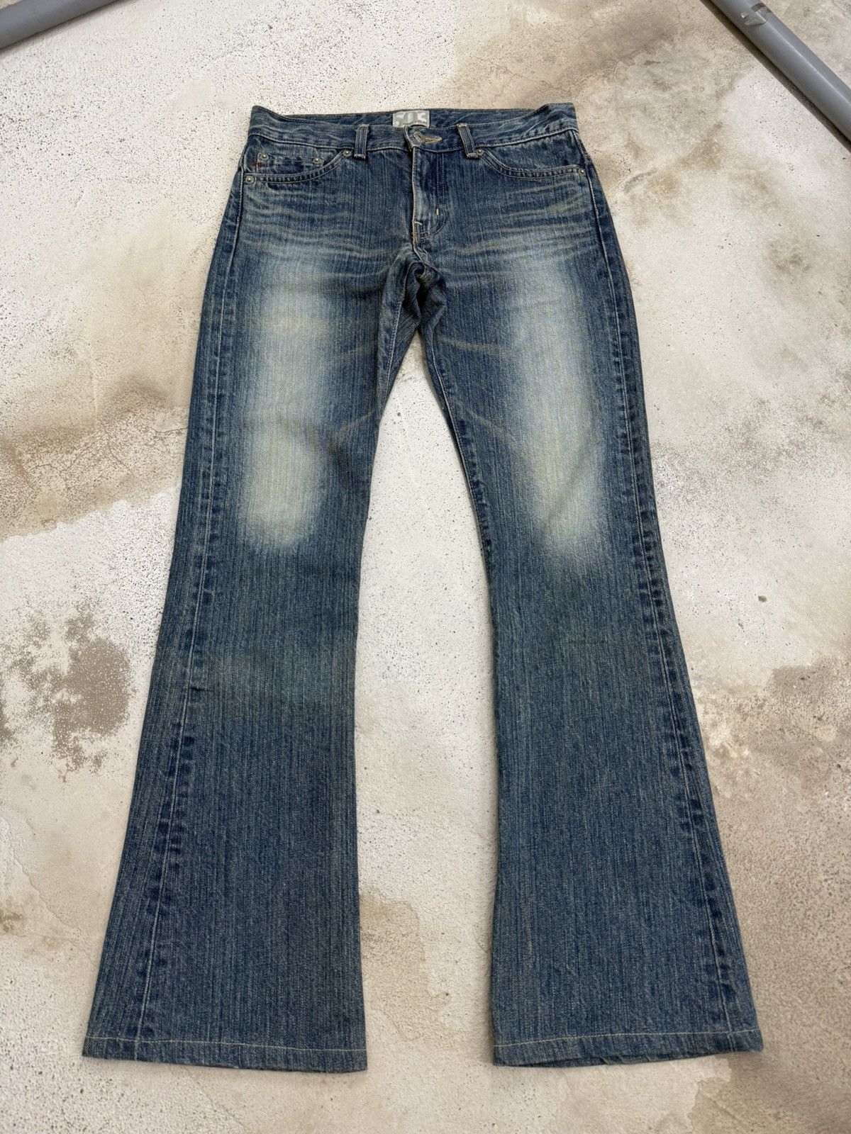 Edwin Miss Edwin 503 Flare Stonewashed Unisex Denim Pants Size 27" / US 4 / IT 40 - 1 Thumbnail