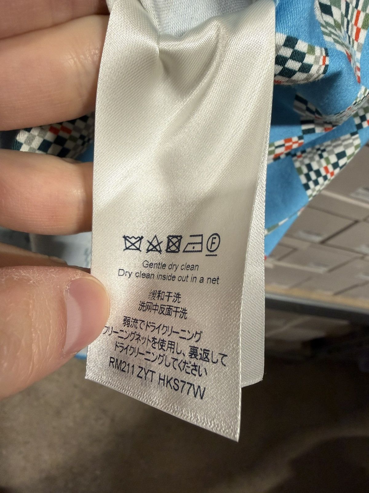 Louis Vuitton Louis Vuitton Damier Printed Bowling Shirt NEW 1250$ Size US L / EU 52-54 / 3 - 7 Thumbnail