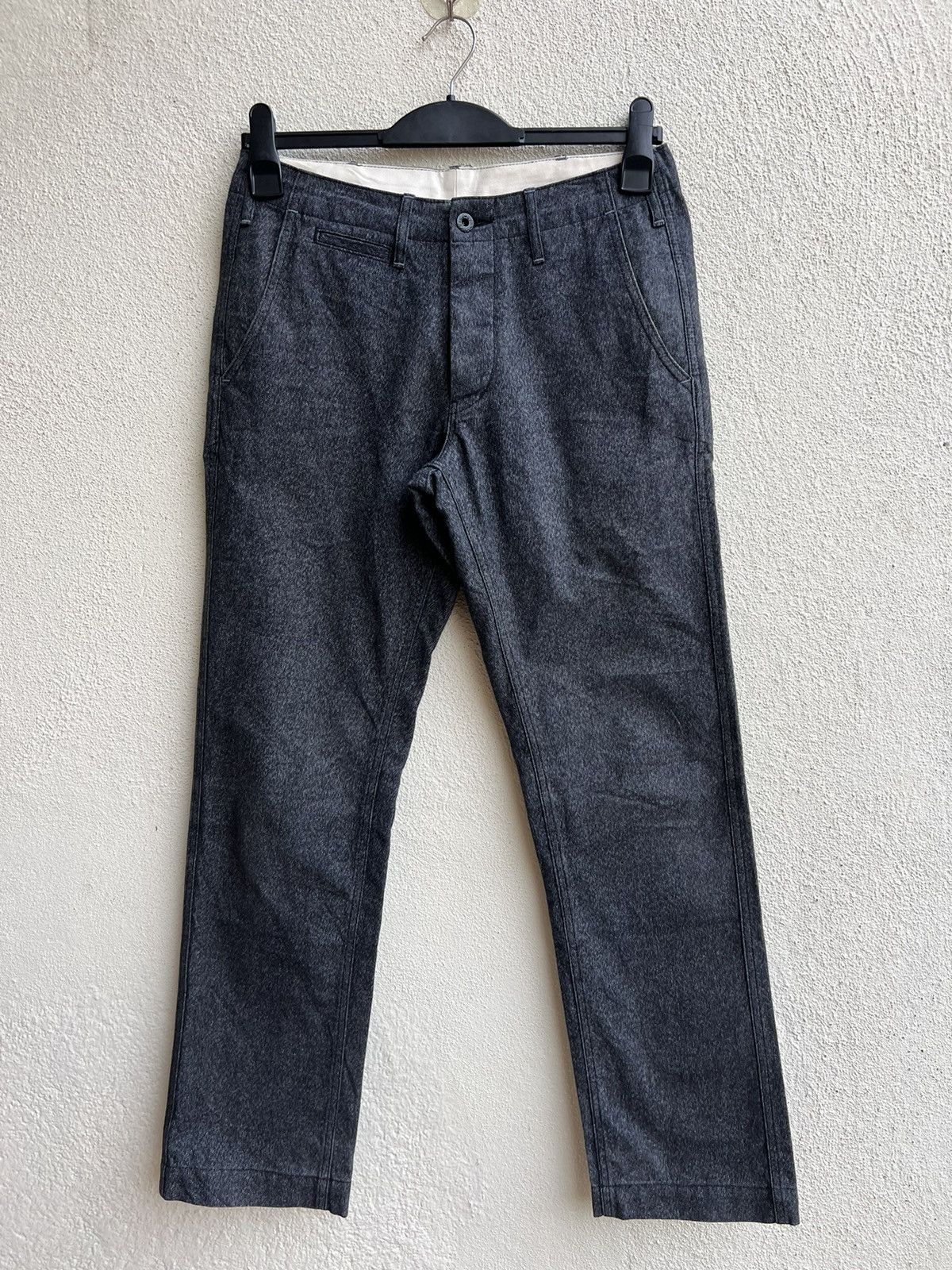 Burgus Plus Burgus Plus Hinoya Japan Fade Salt & Pepper Chinos Pant Size US 29 - 1 Thumbnail