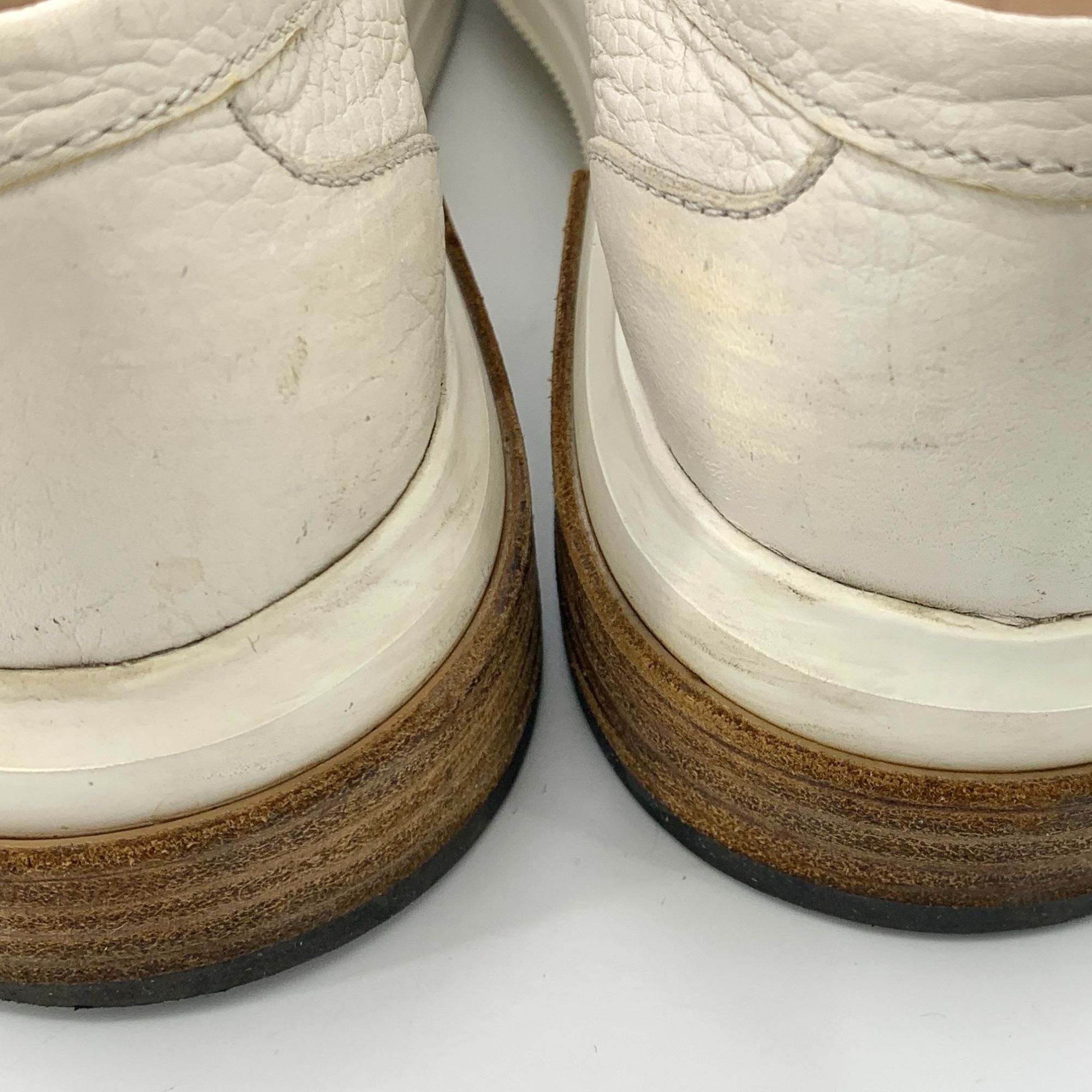 Tod's Tod’s White Slip-On Loafers (Size 37) Size US 7 / IT 37 - 4 Thumbnail