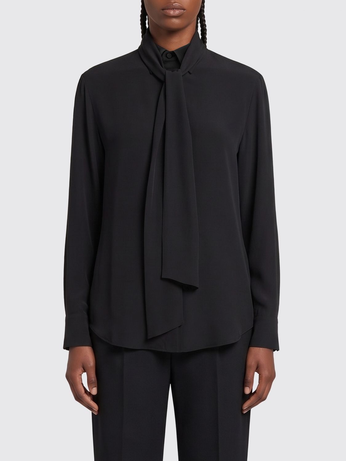 Balenciaga Balenciaga Shirt Woman Black Size XS / US 0-2 / IT 36-38 - 1 Thumbnail