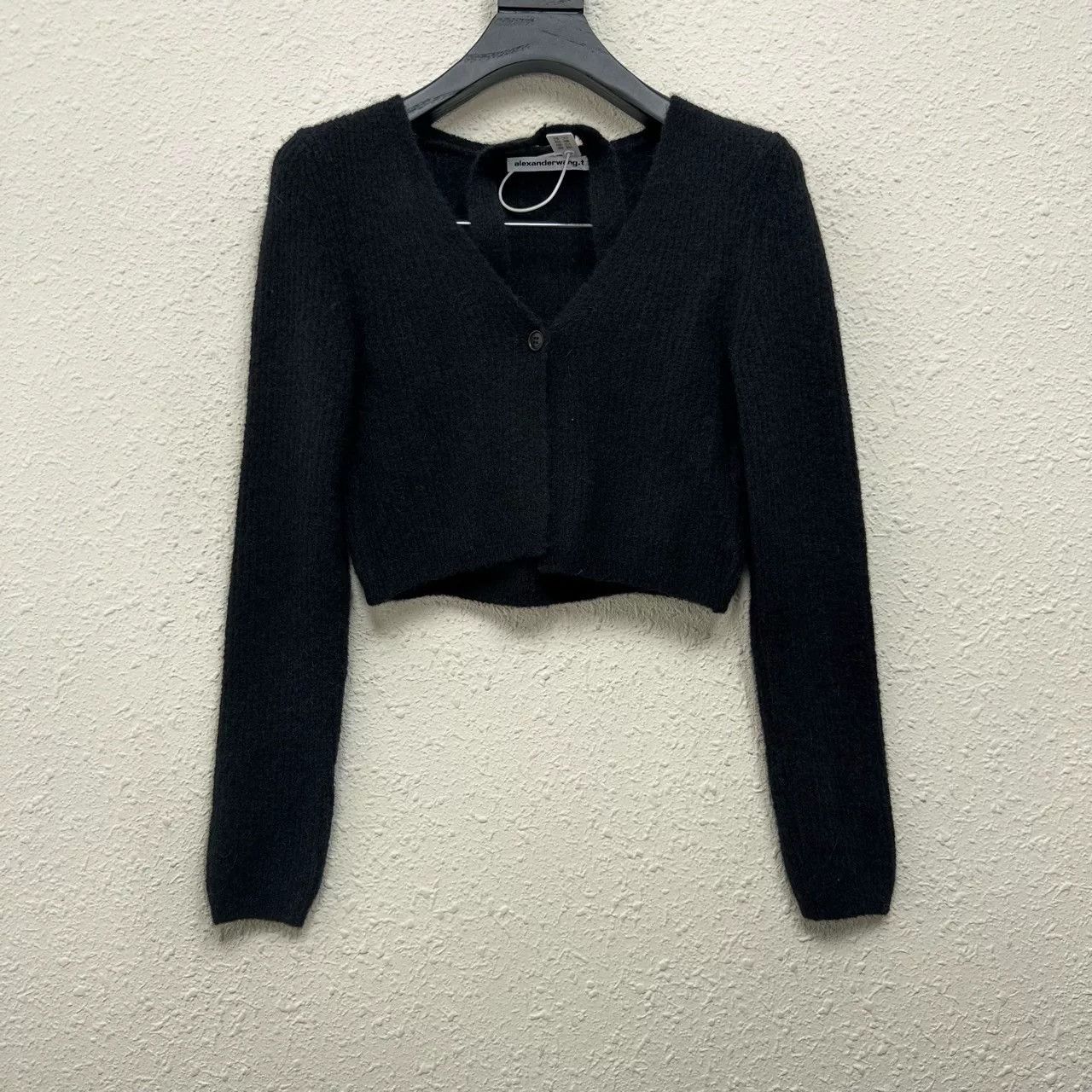 Alexander Wang Alexander Wang Knit Short Long-Sleeve Cardigan Size M / US 6-8 / IT 42-44 - 1 Thumbnail