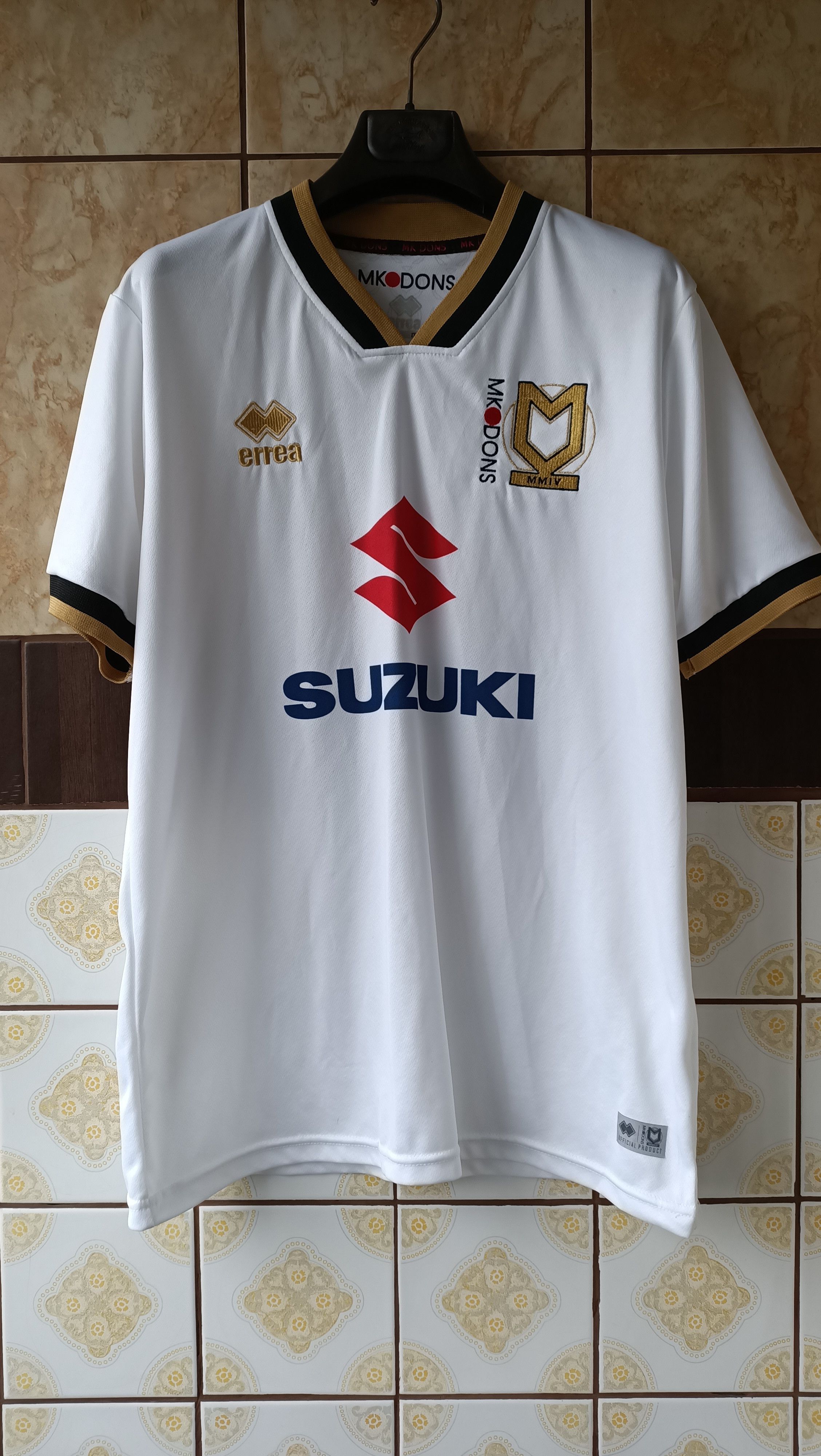 Errea Errea MK Dons 2020/2021 soccer jersey Size US M / EU 48-50 / 2 - 1 Thumbnail
