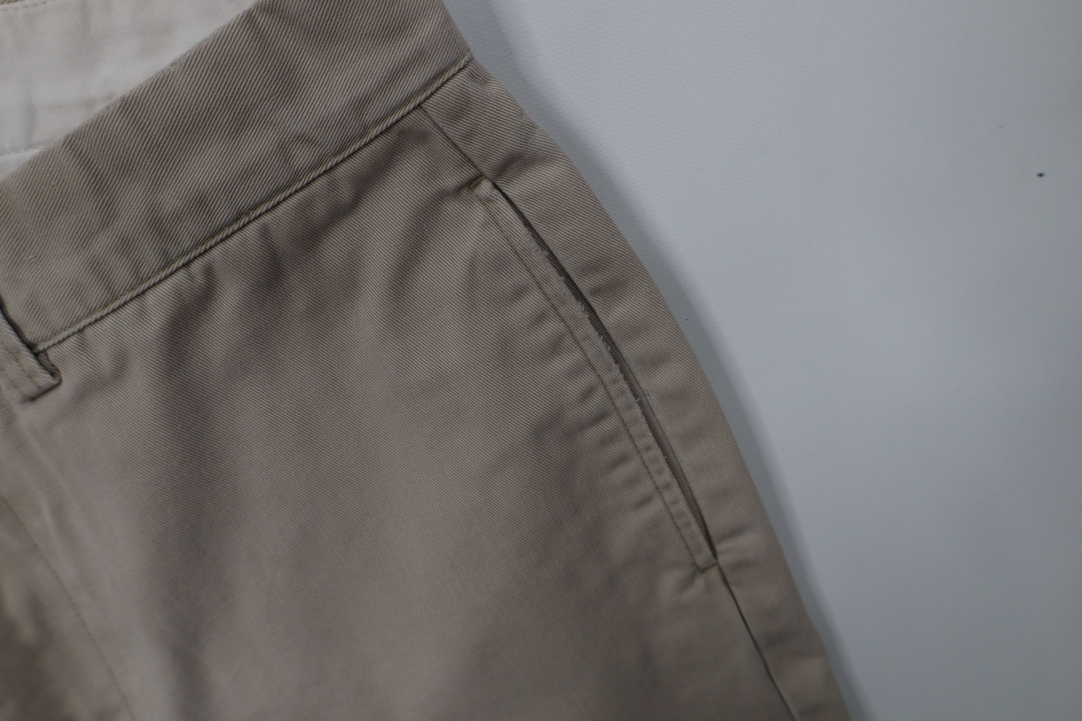 Ralph Lauren Vintage 90s Ralph Lauren Philip Cotton Chino Pants Beige Size US 30 / EU 46 - 9 Thumbnail